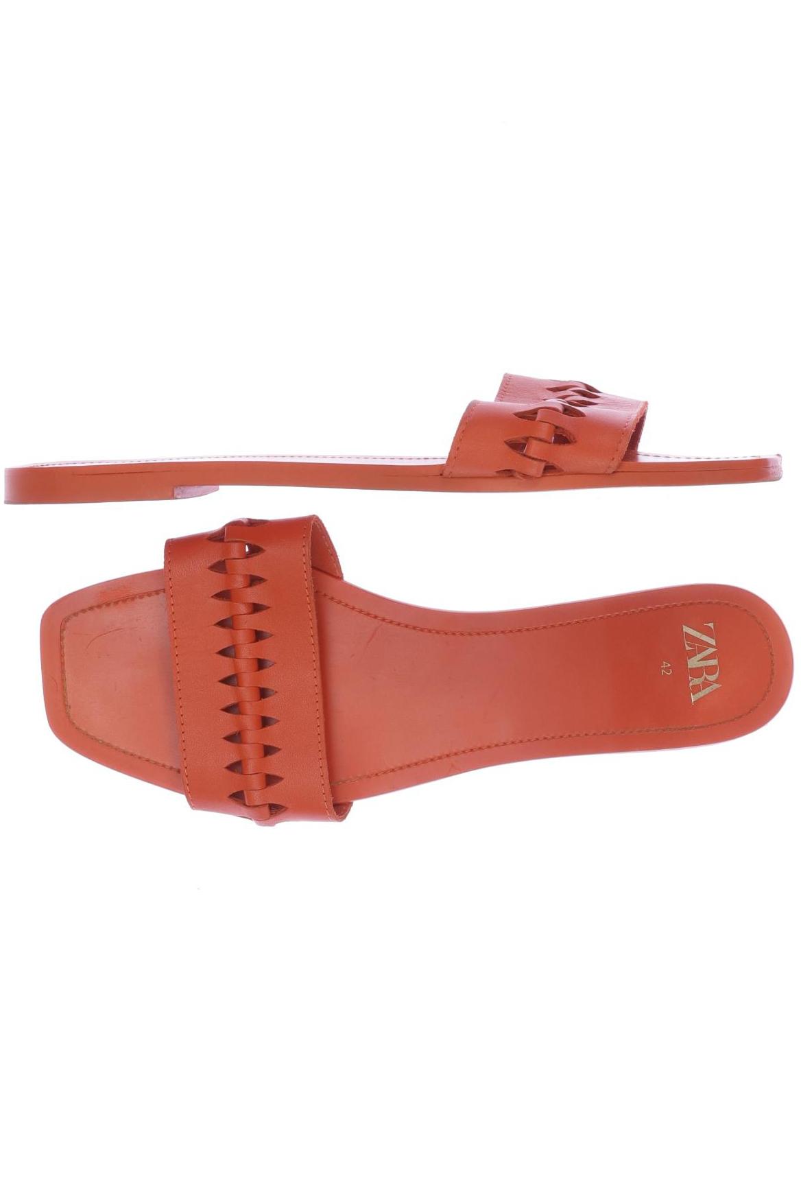 

Zara Damen Sandale, orange, Gr. 42