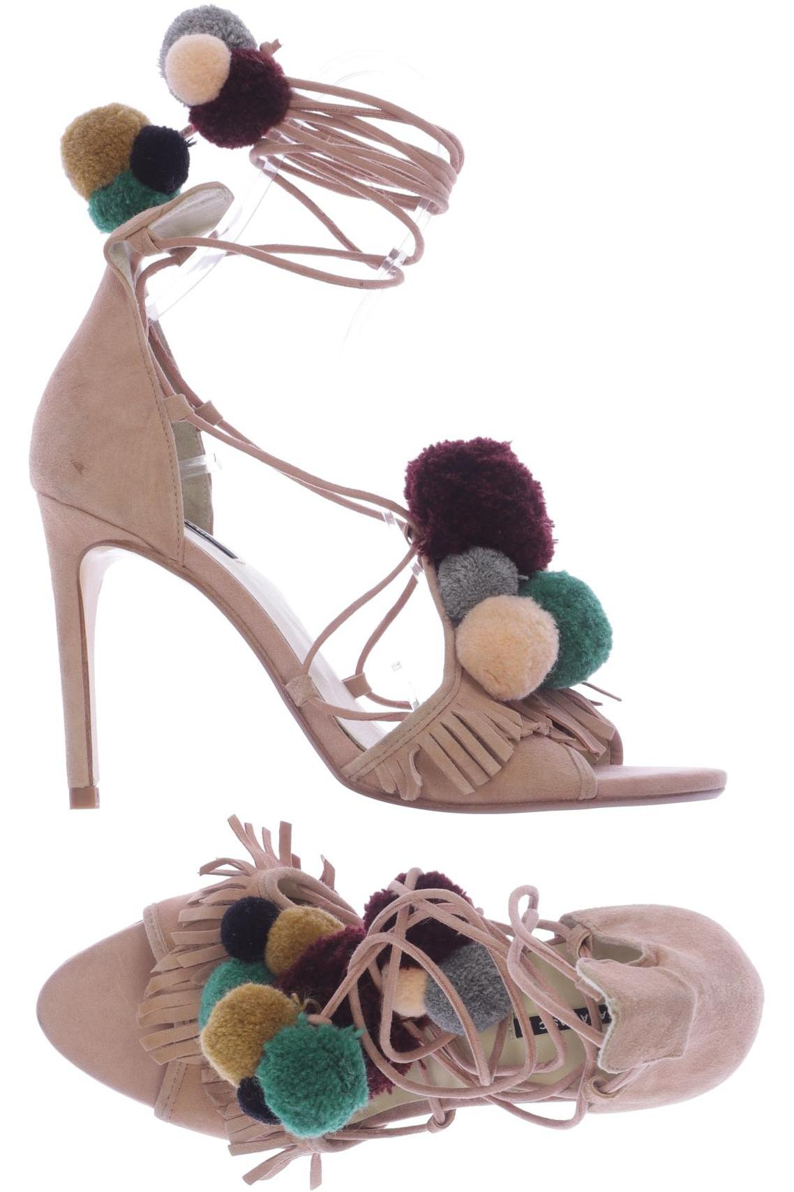 

ZARA Damen Sandale, beige