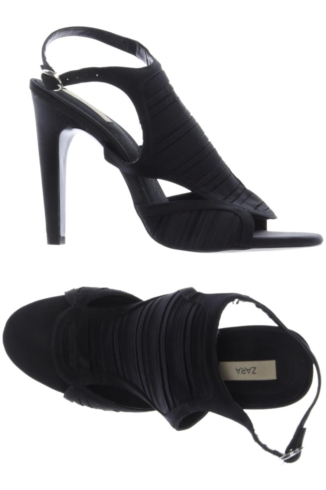 

Zara Damen Sandale, schwarz, Gr. 38