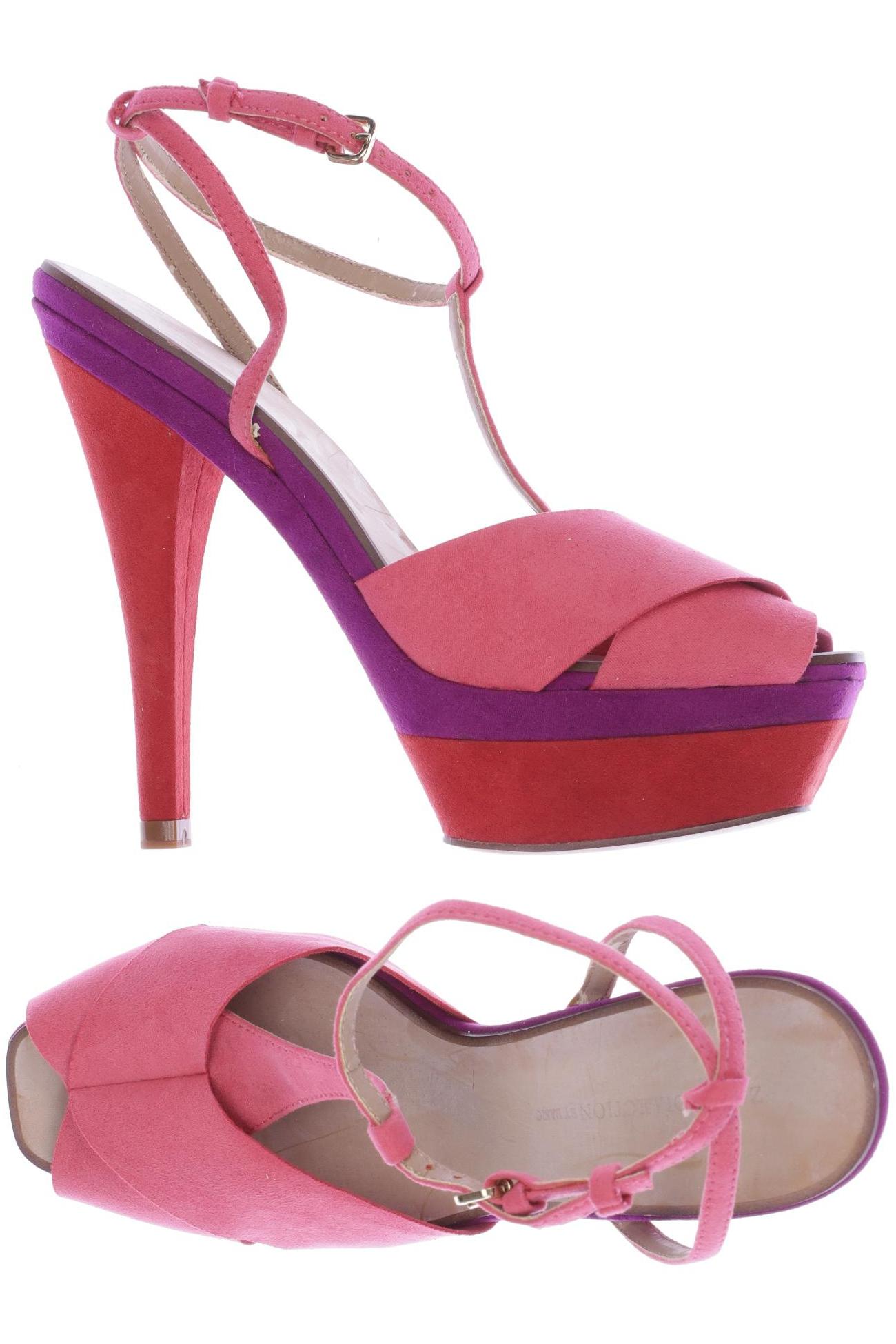 

ZARA Damen Sandale, pink
