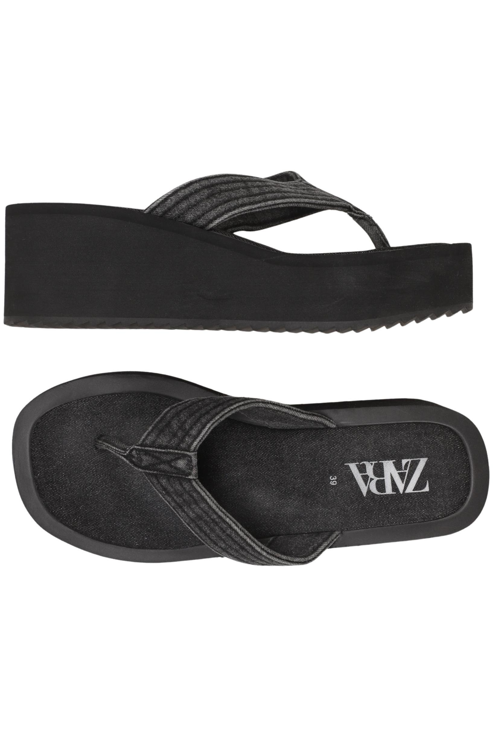 

Zara Damen Sandale, schwarz, Gr. 39