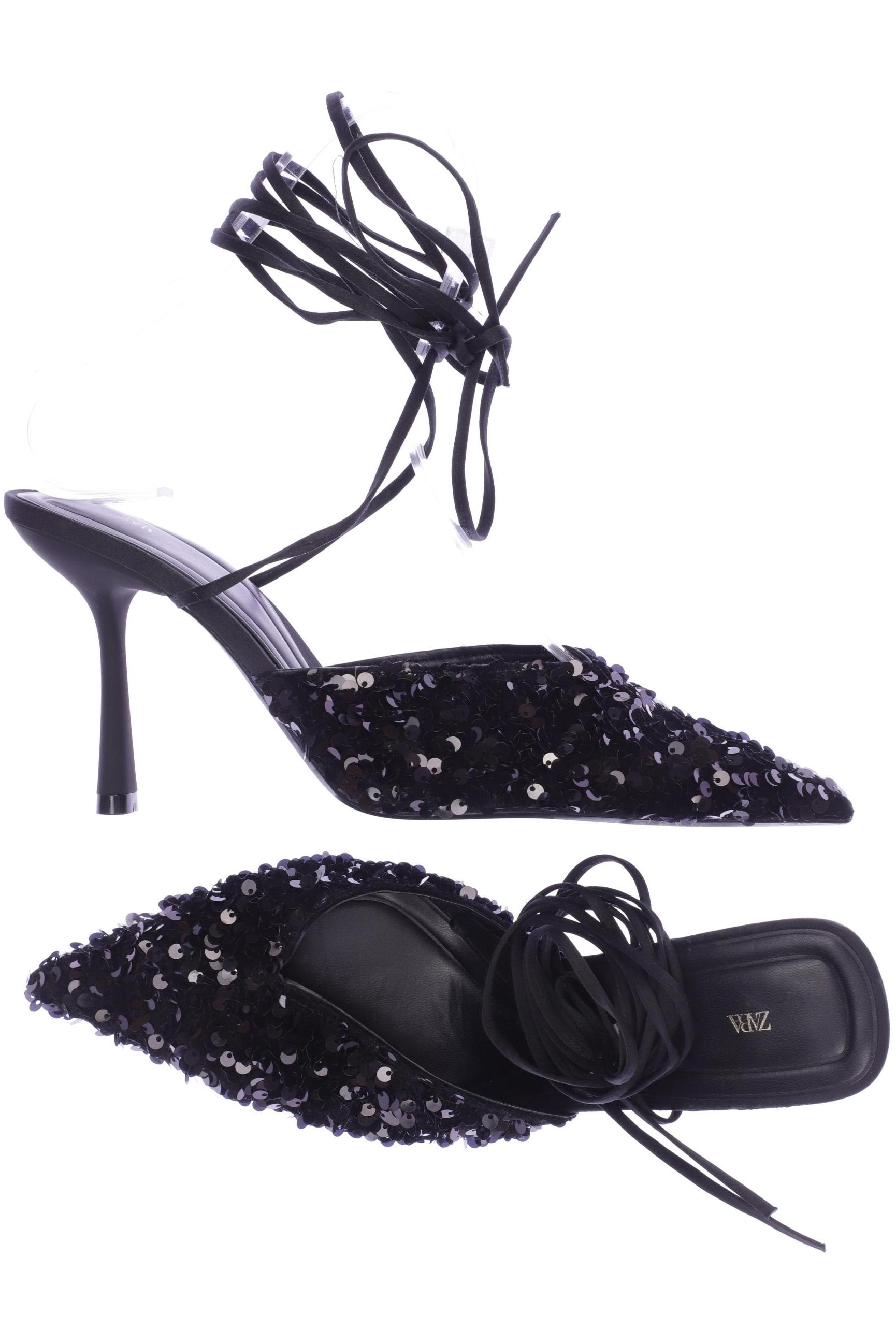 

Zara Damen Sandale, schwarz, Gr. 39
