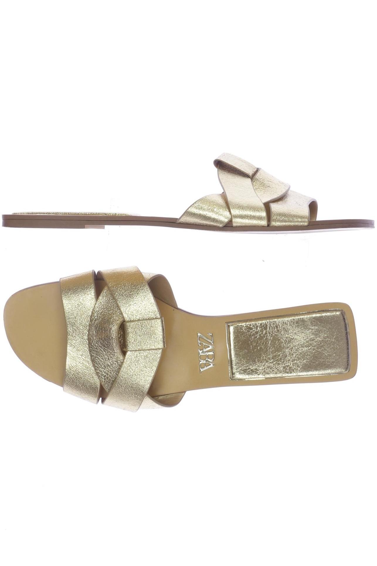 

Zara Damen Sandale, gold, Gr. 39