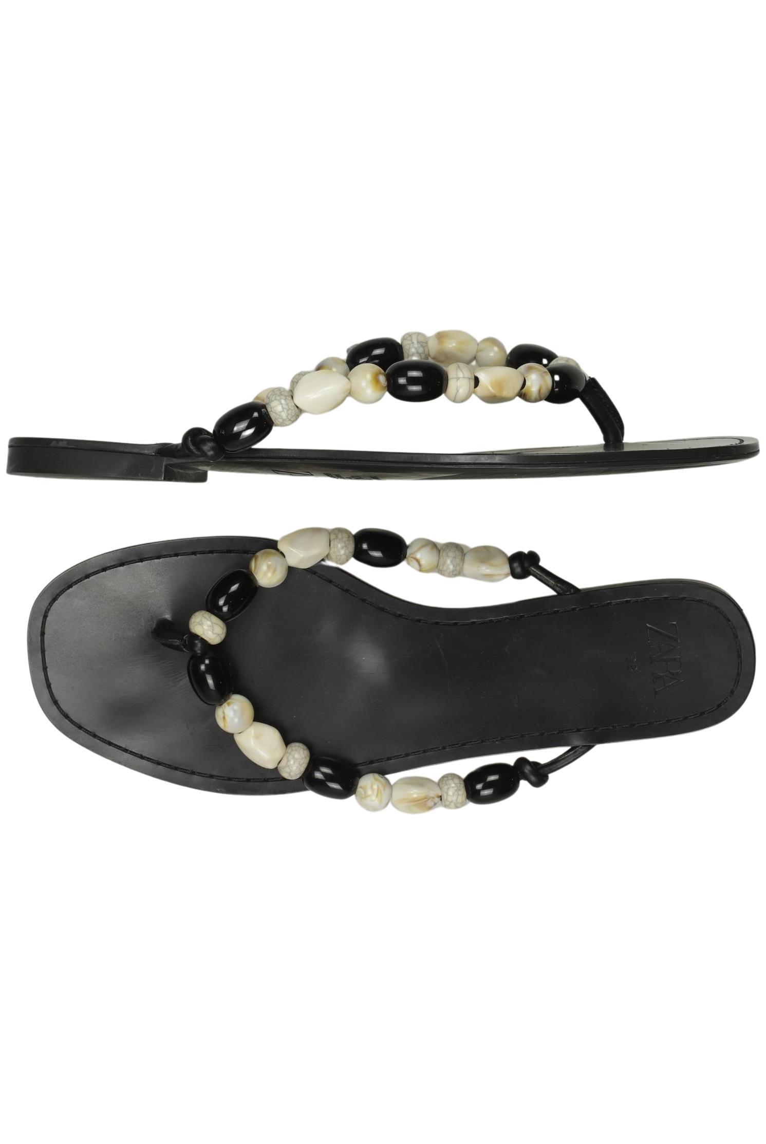 

Zara Damen Sandale, schwarz, Gr. 38