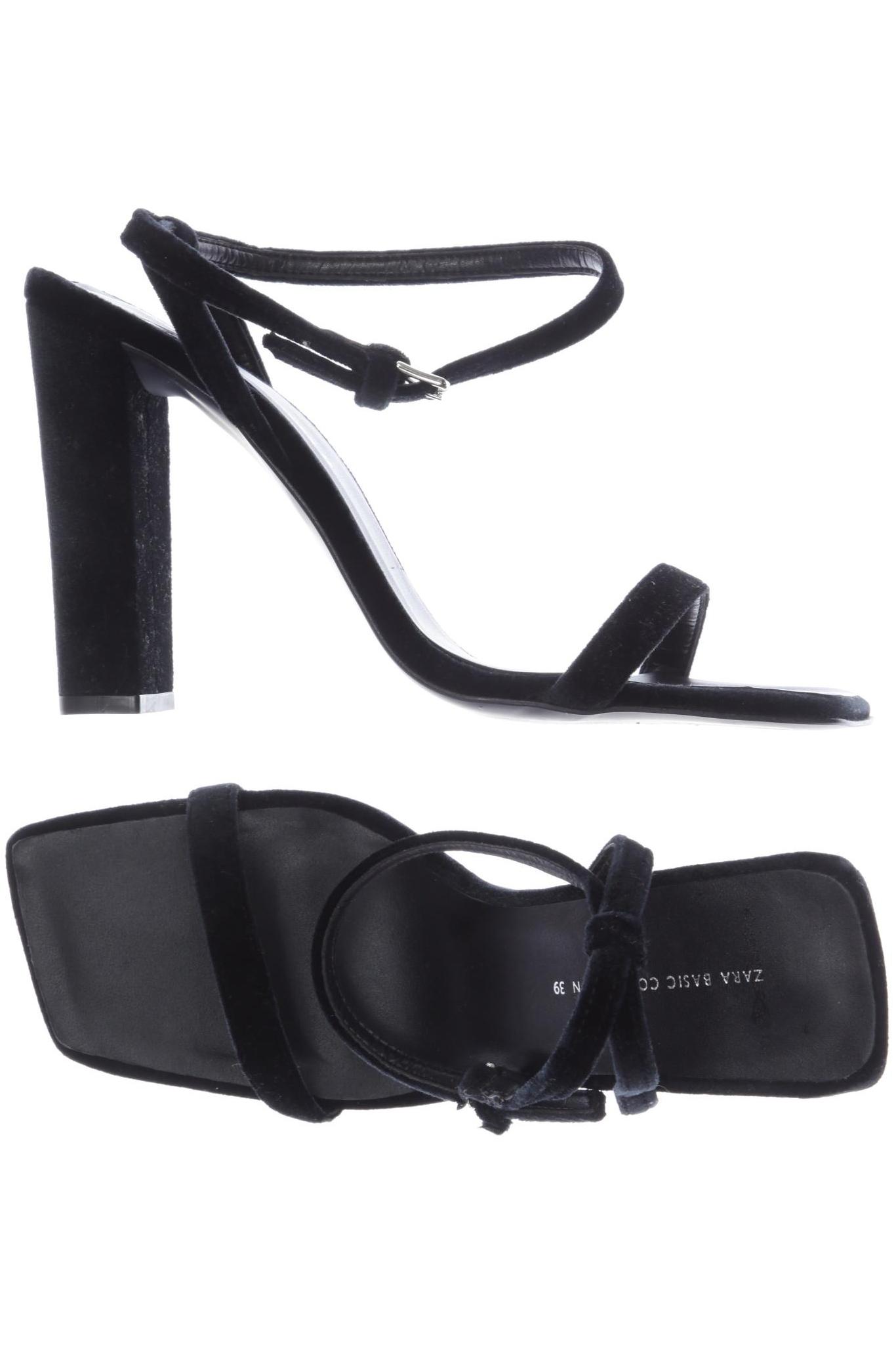 

Zara Damen Sandale, schwarz, Gr. 39