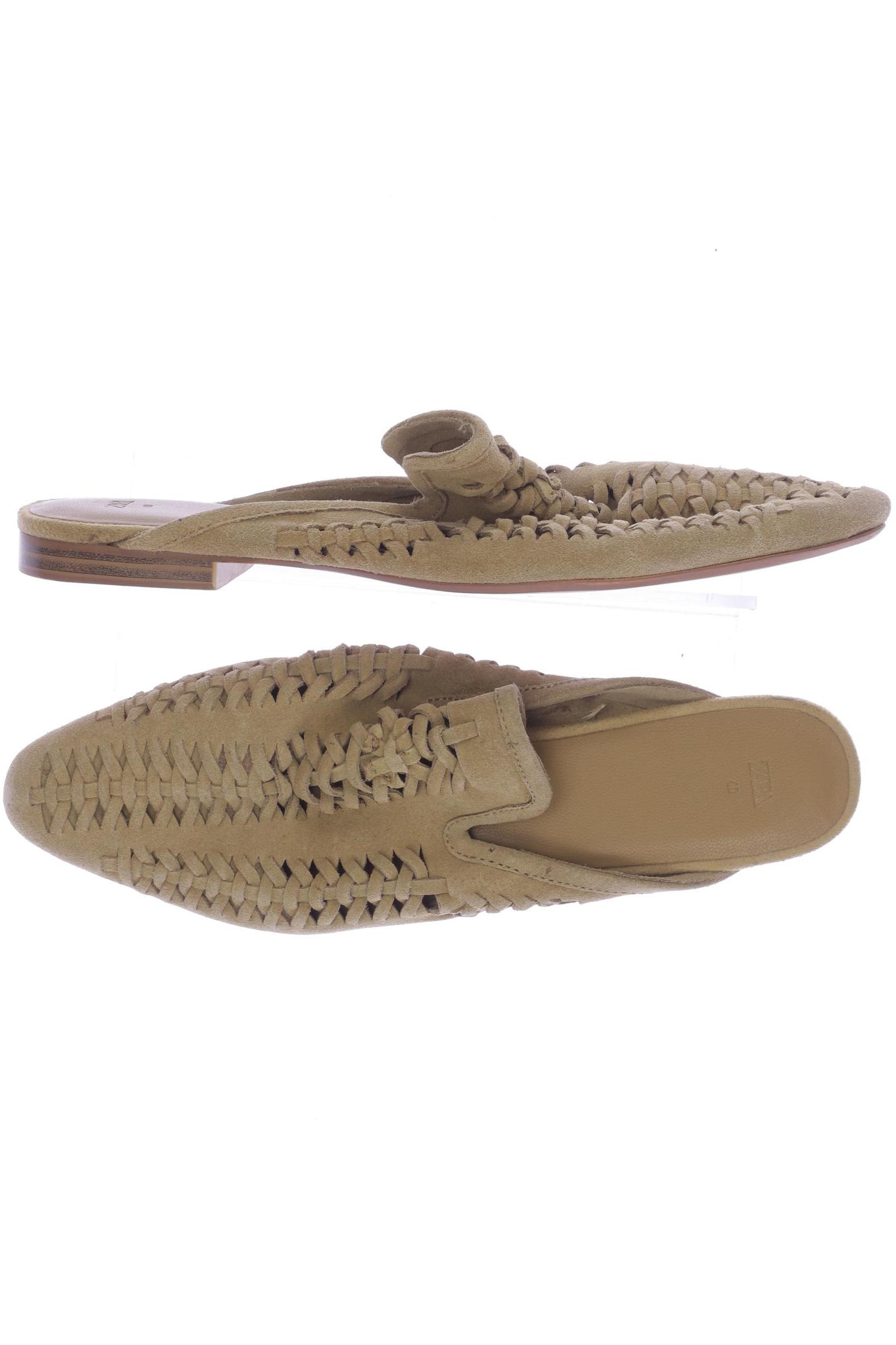 

Zara Damen Sandale, beige, Gr. 40