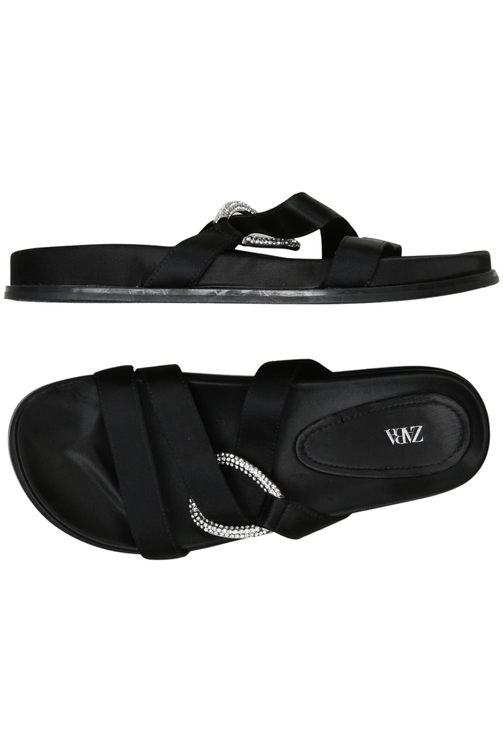 

Zara Damen Sandale, schwarz, Gr. 36