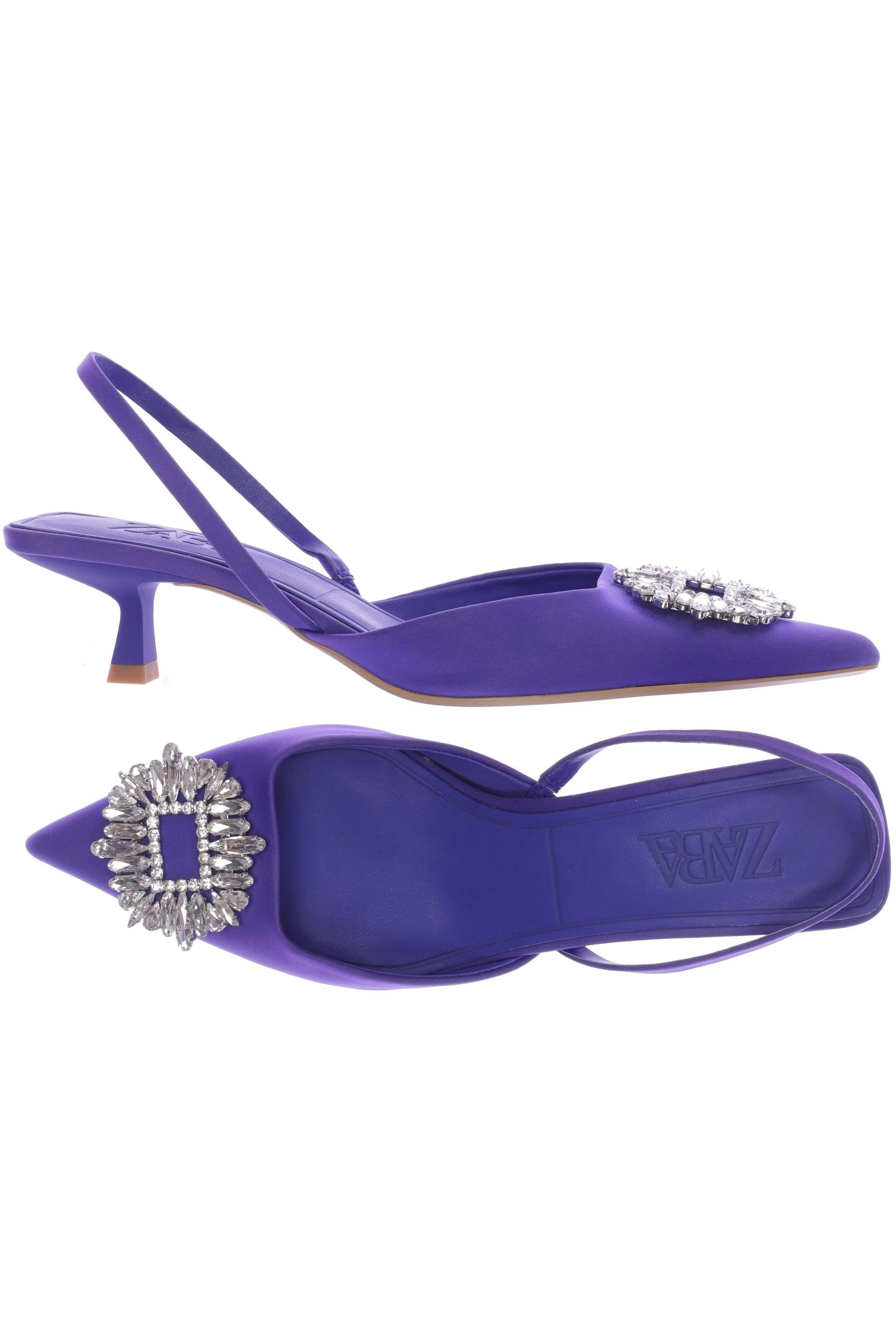 

Zara Damen Sandale, flieder, Gr. 40