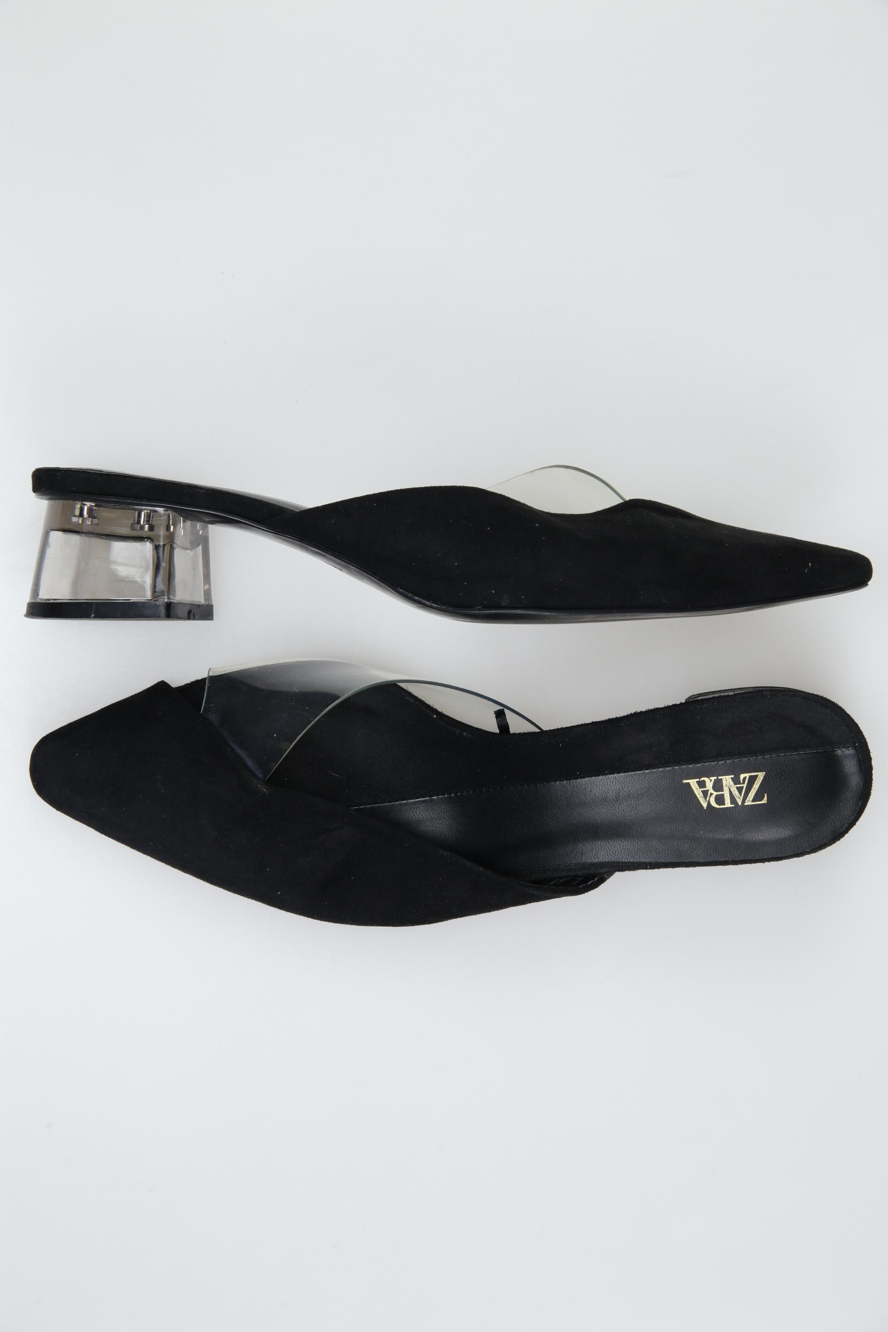 

Zara Damen Sandale, schwarz, Gr. 37