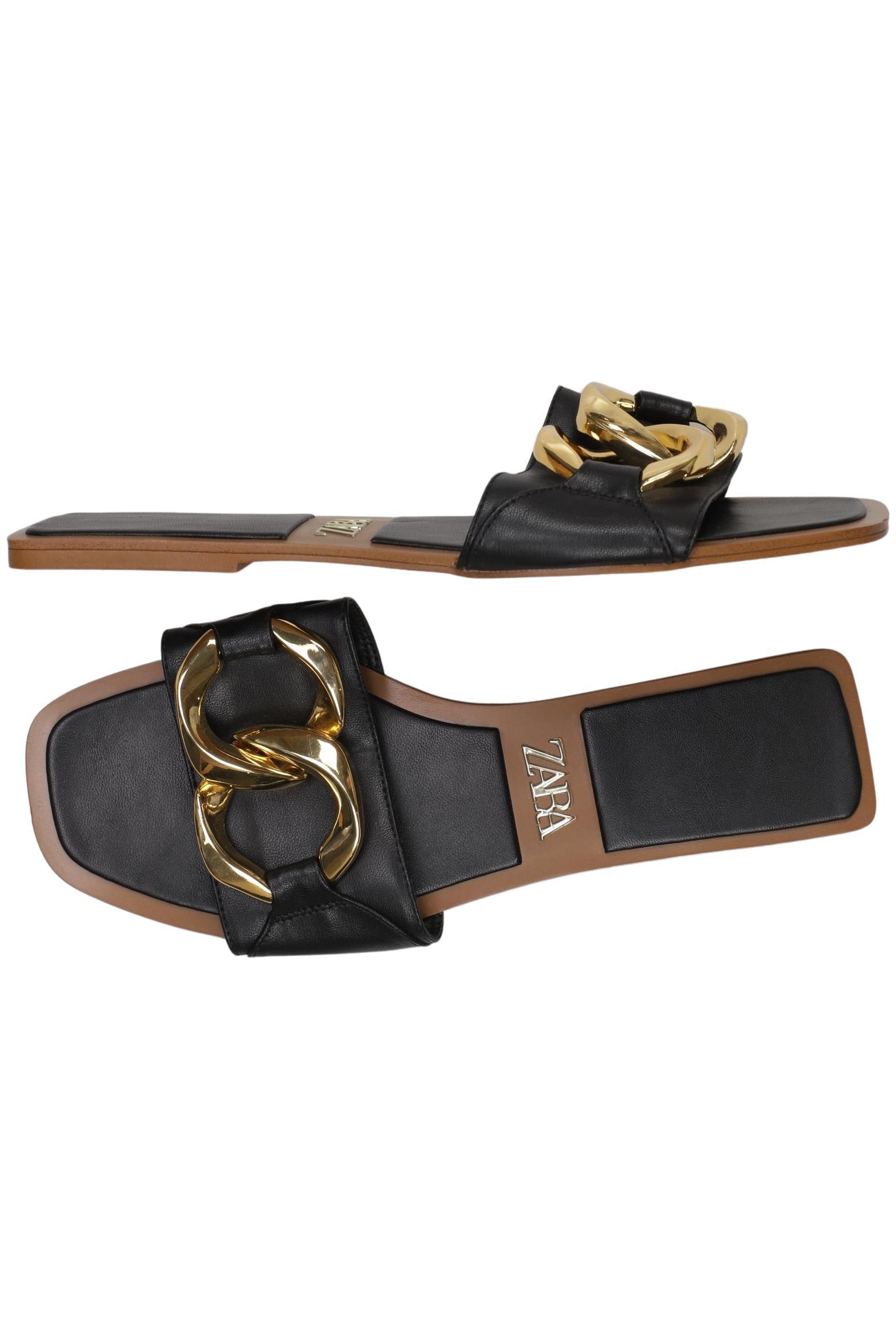 

Zara Damen Sandale, schwarz, Gr. 38