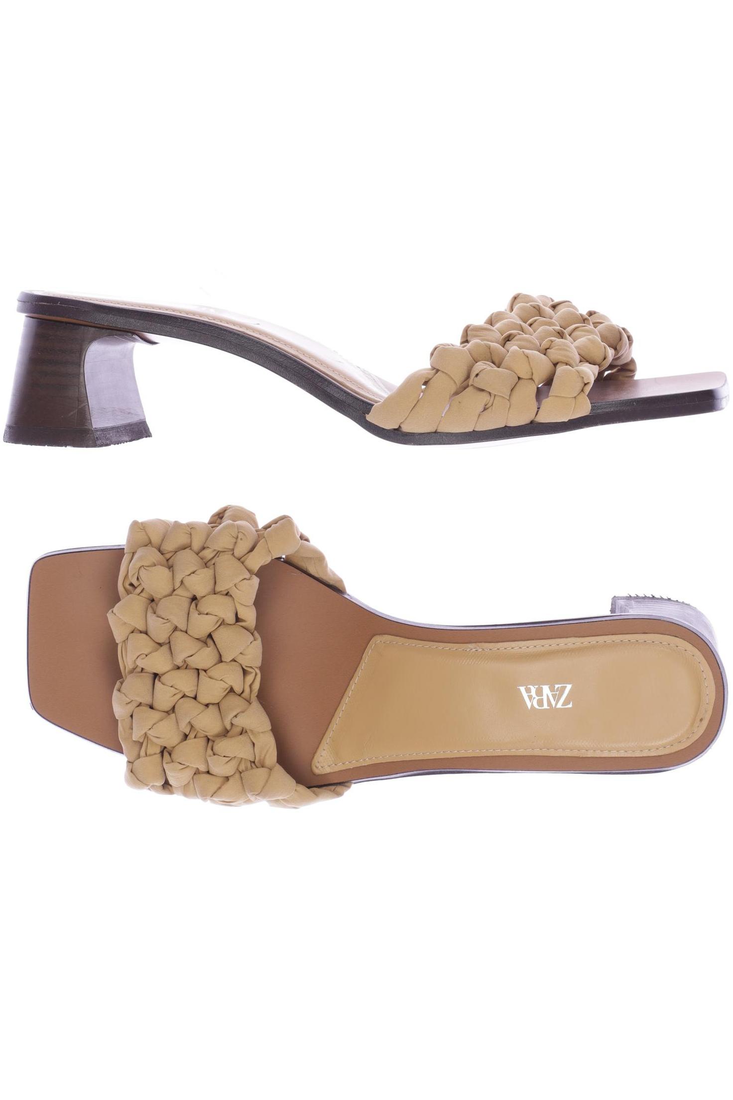 

Zara Damen Sandale, beige, Gr. 39