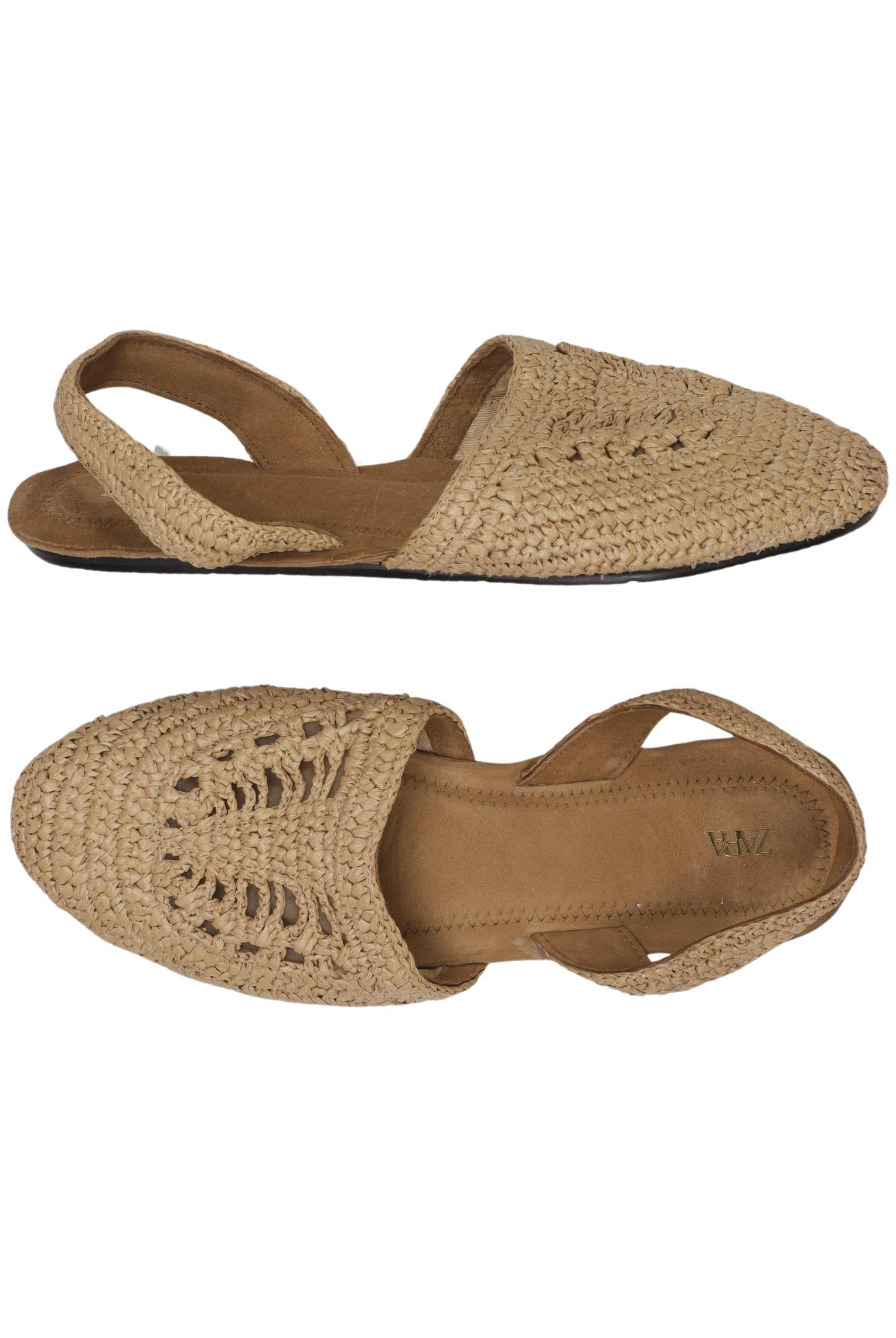 

Zara Damen Sandale, beige, Gr. 40