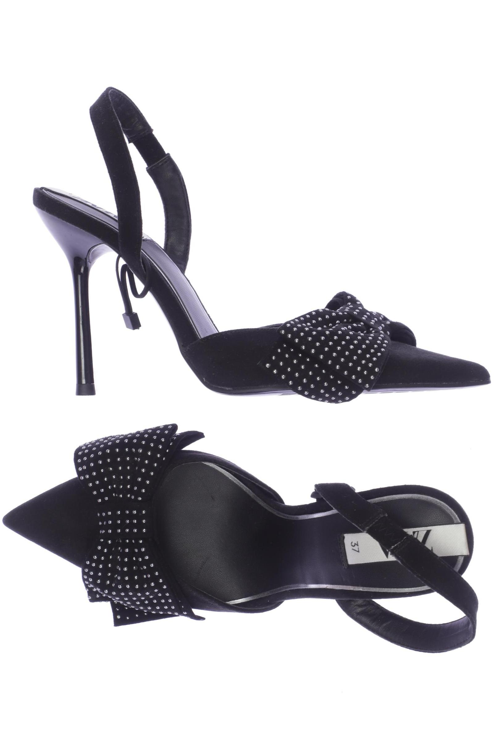 

Zara Damen Sandale, schwarz, Gr. 37