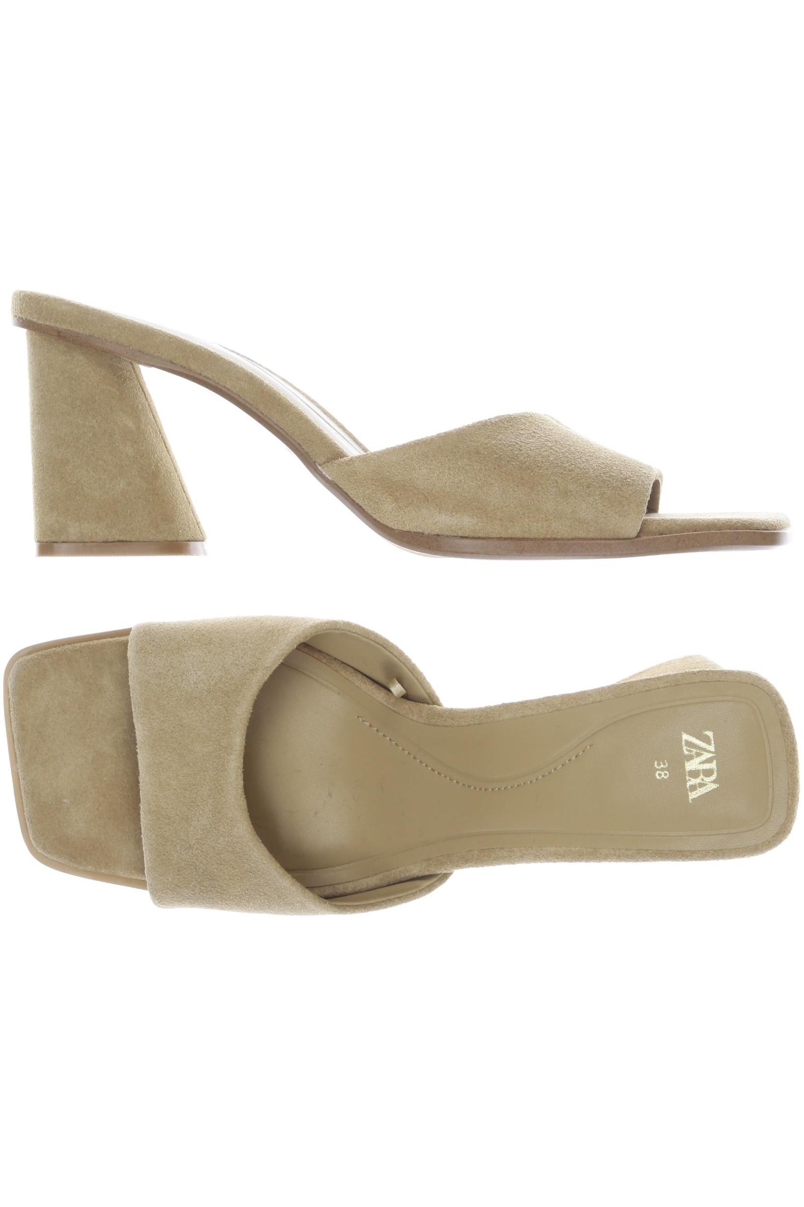 

Zara Damen Sandale, beige, Gr. 38