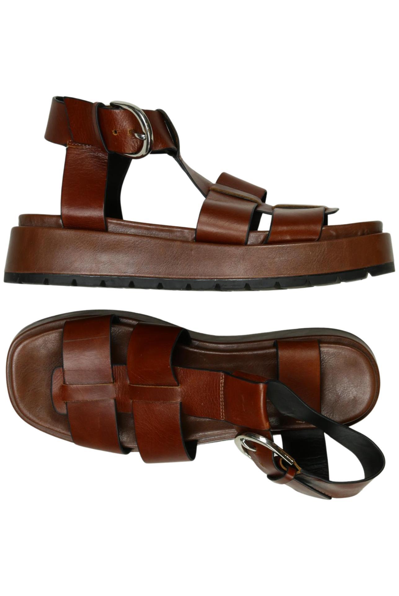 

Zara Damen Sandale, braun, Gr. 39