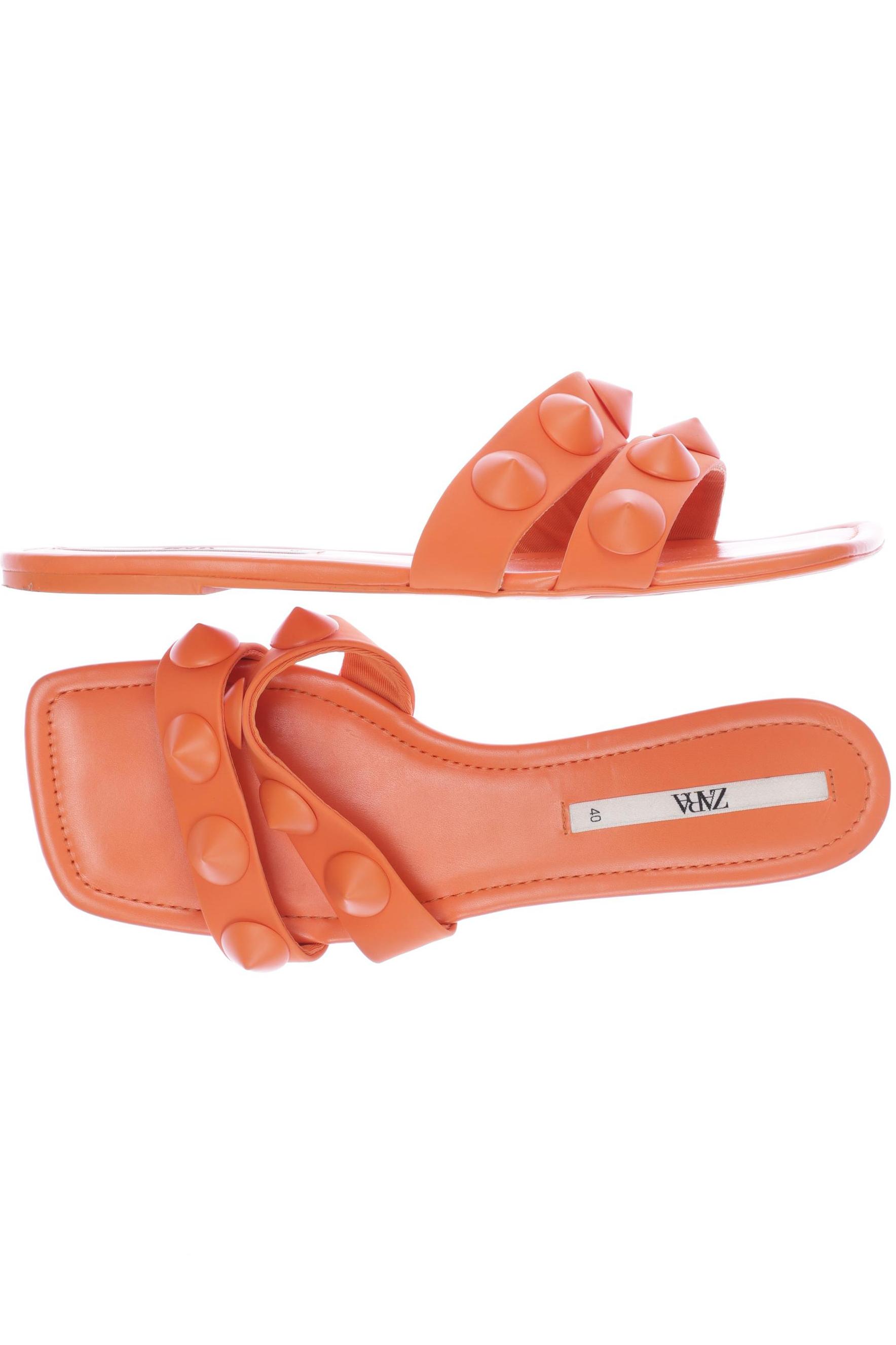 

Zara Damen Sandale, orange, Gr. 40