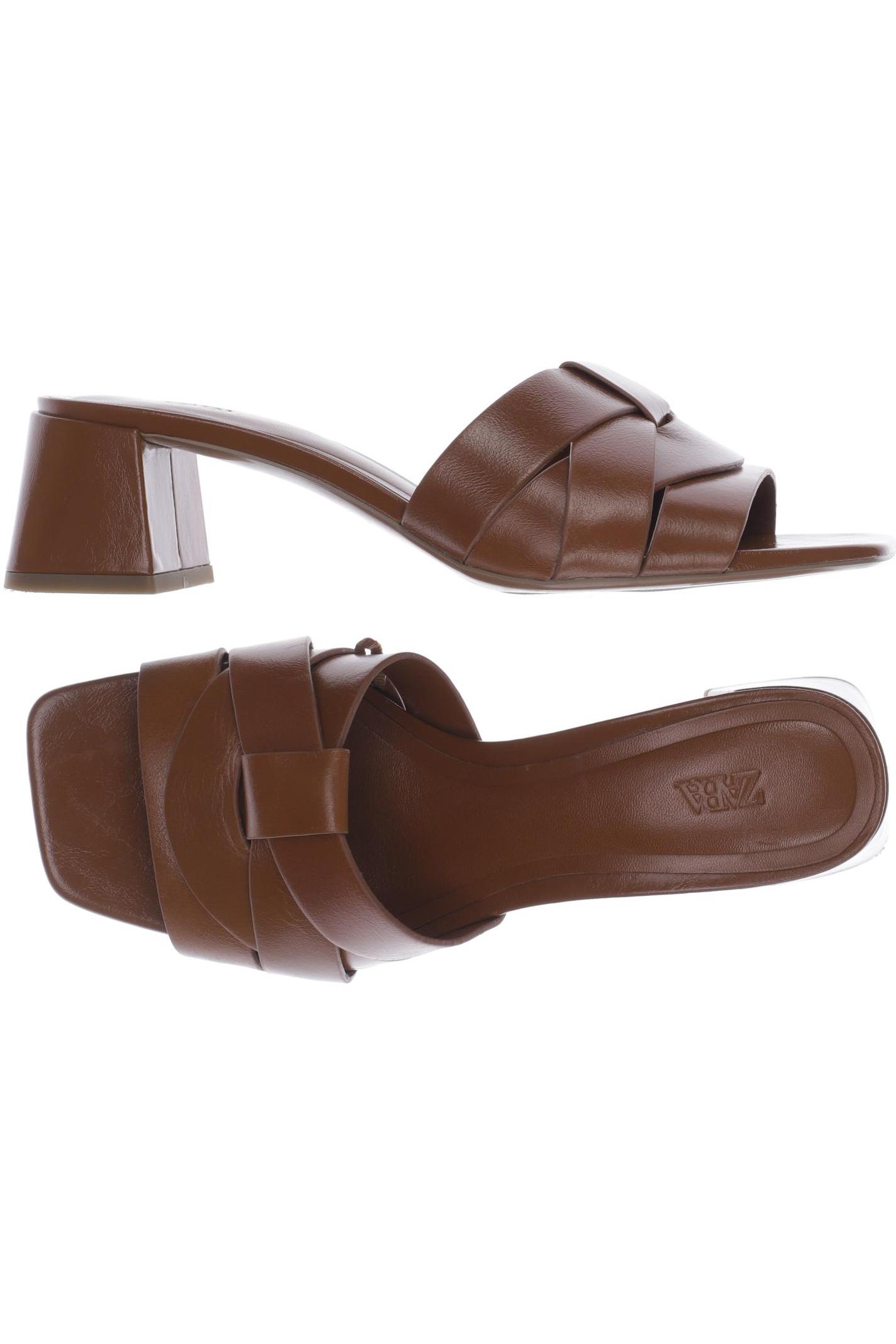 

Zara Damen Sandale, braun, Gr. 36