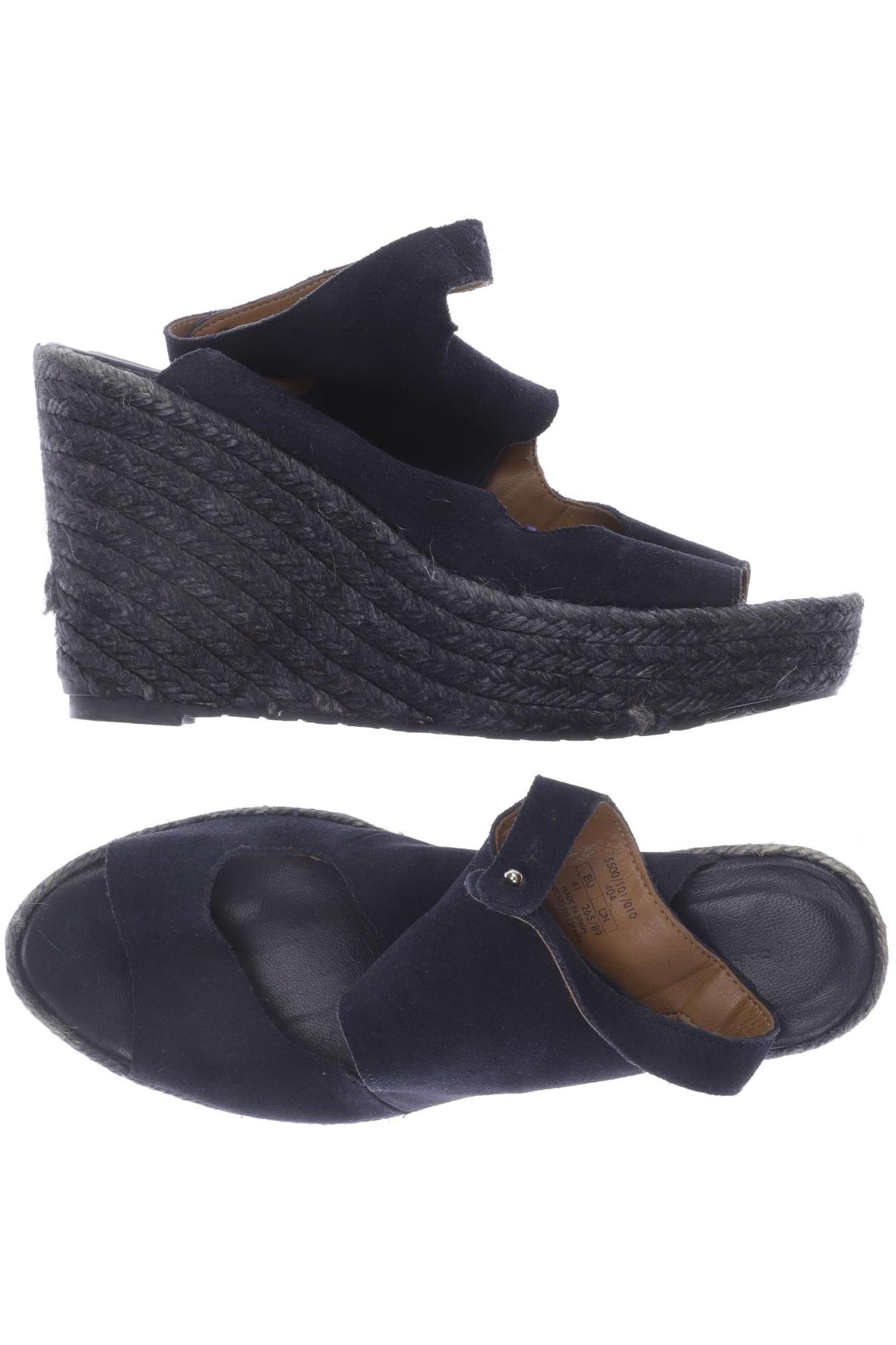 

ZARA Damen Sandale, marineblau
