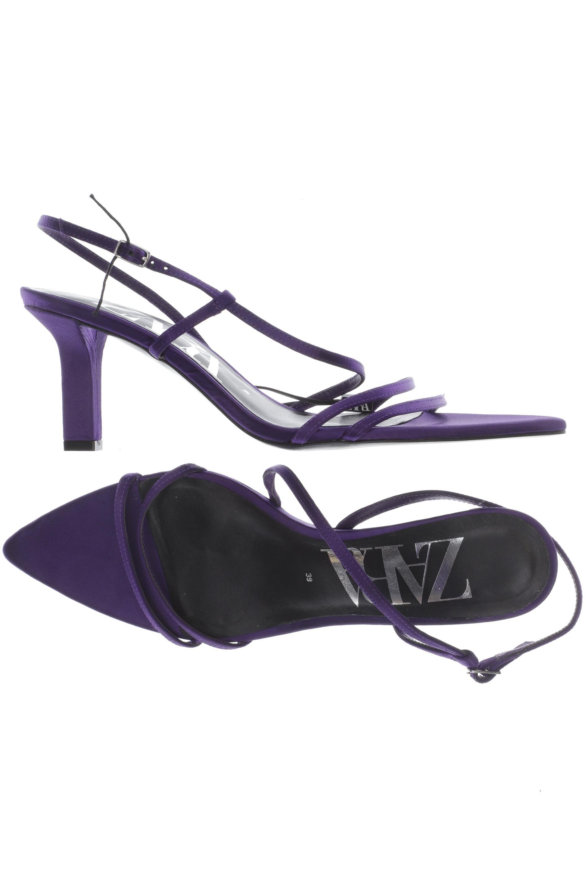 

Zara Damen Sandale, flieder, Gr. 39