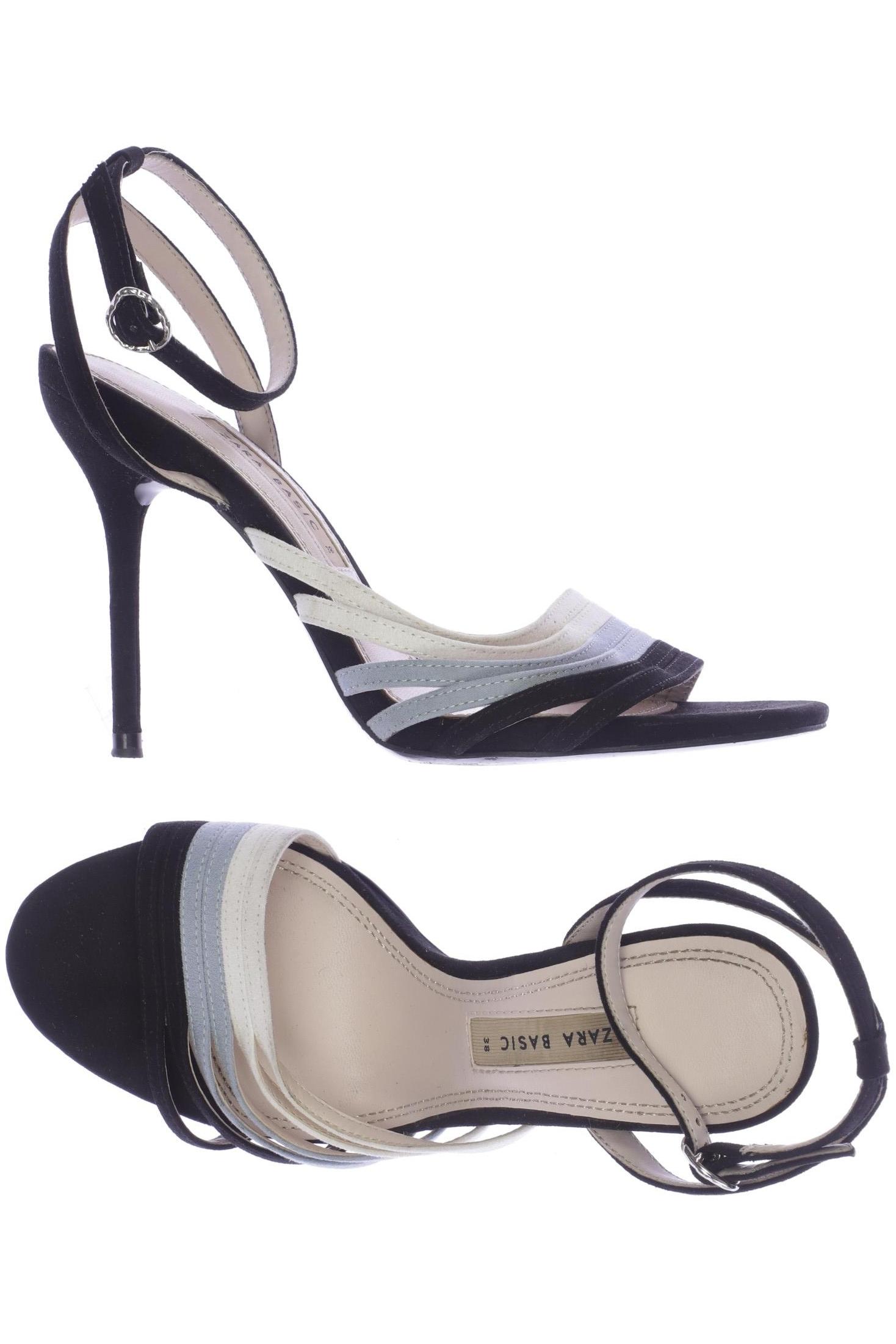 

Zara Damen Sandale, schwarz, Gr. 38