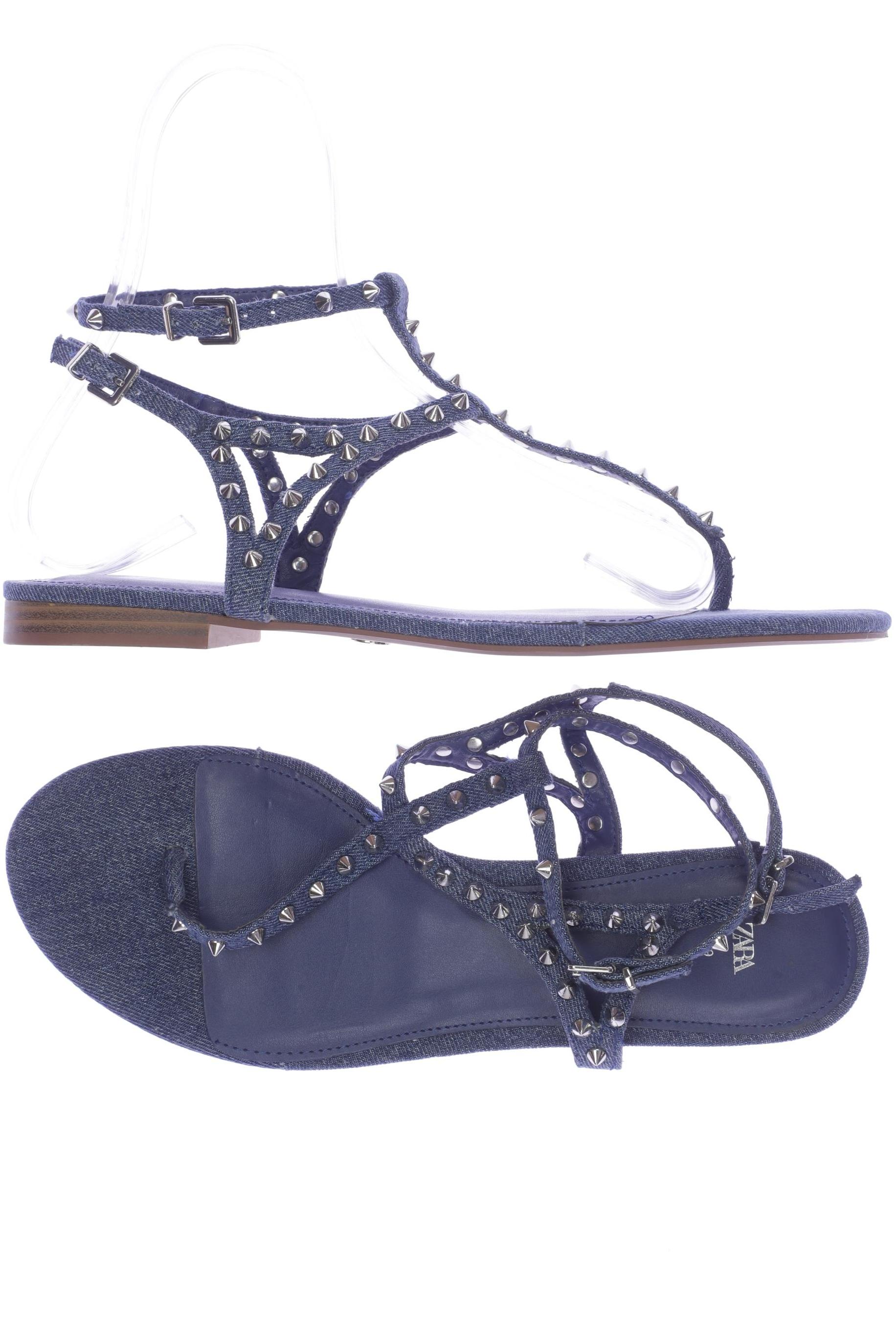 

Zara Damen Sandale, marineblau, Gr. 39