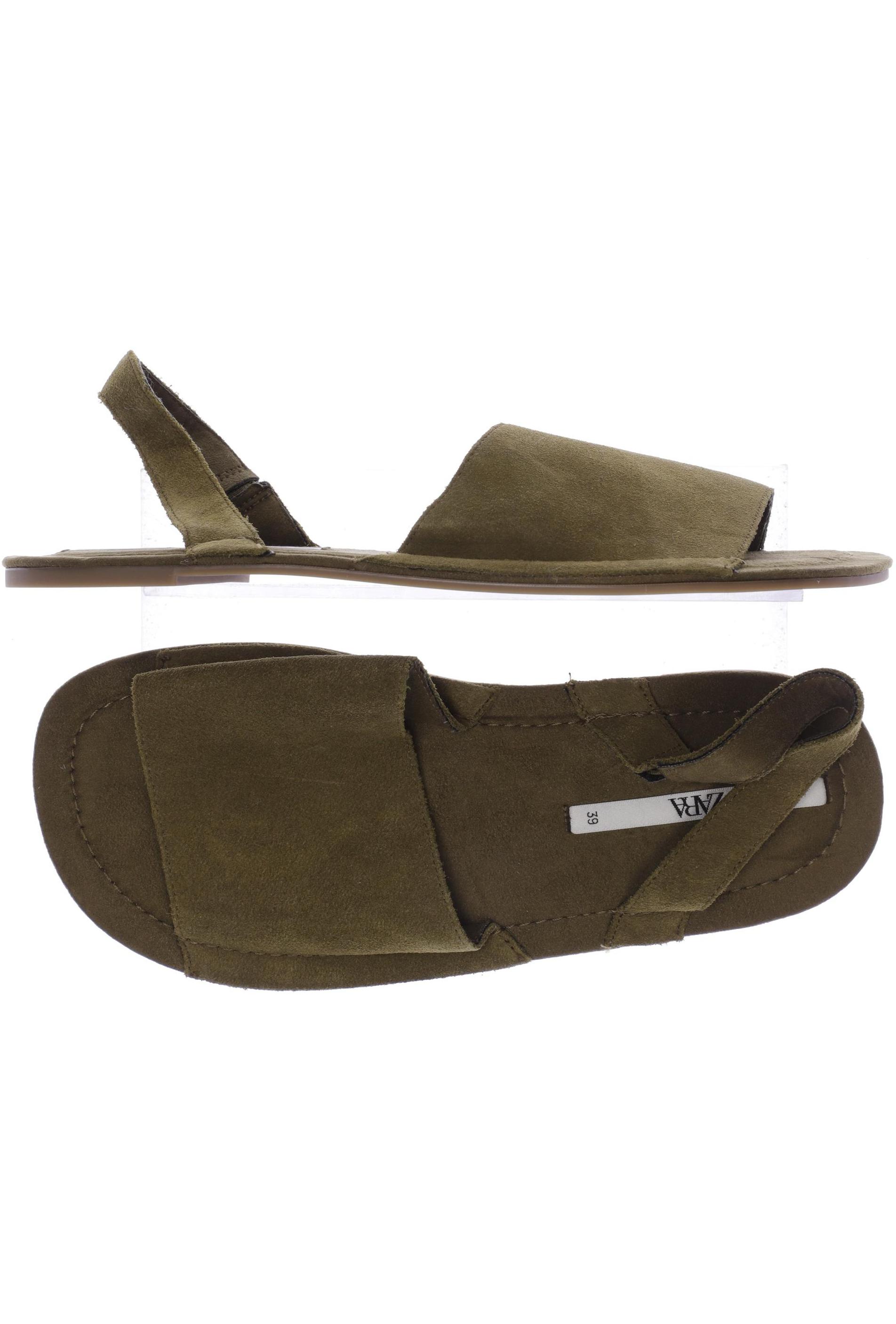 

ZARA Damen Sandale, grün