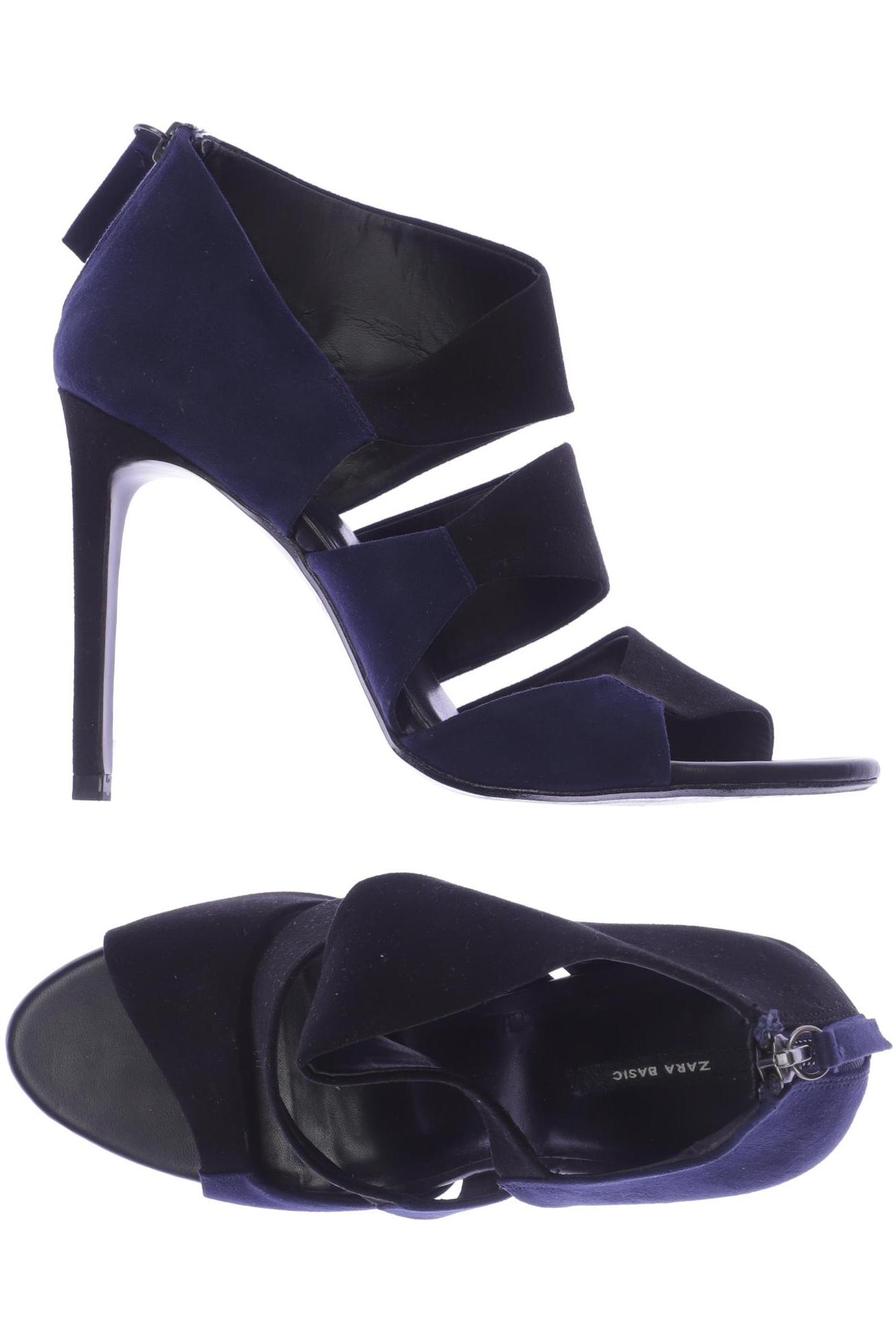 

ZARA Damen Sandale, schwarz