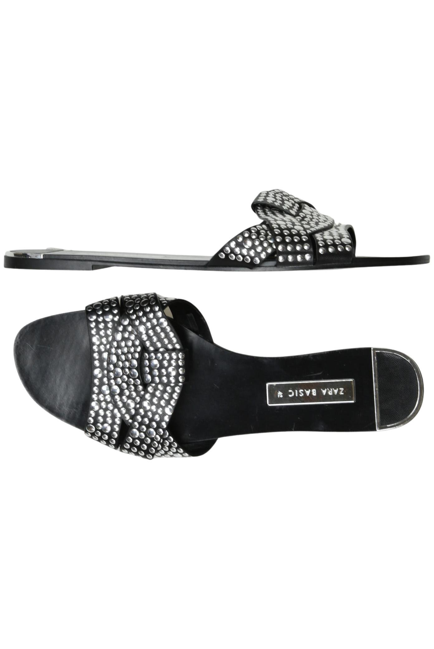 

Zara Damen Sandale, silber, Gr. 42