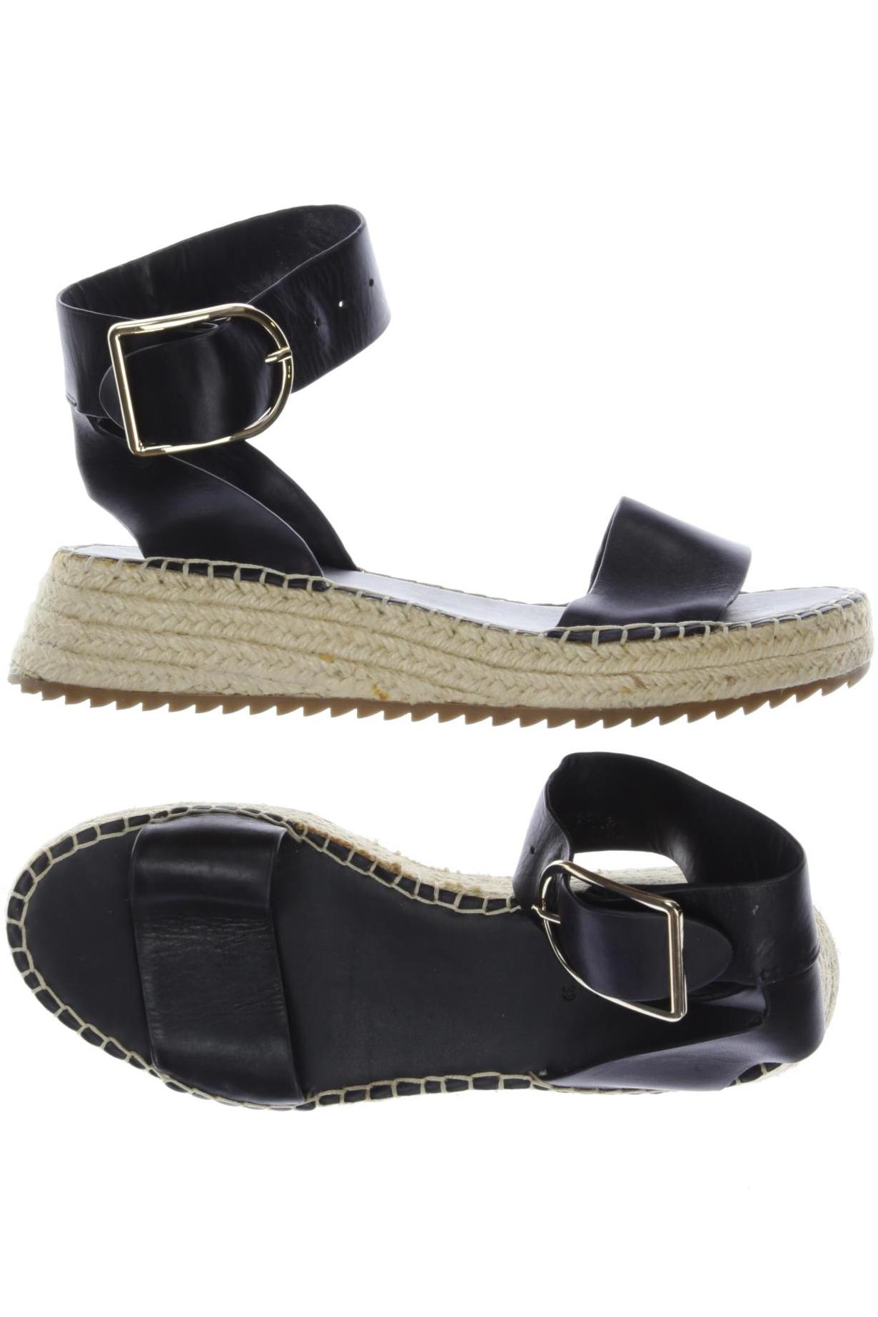 

Zara Damen Sandale, schwarz, Gr. 39