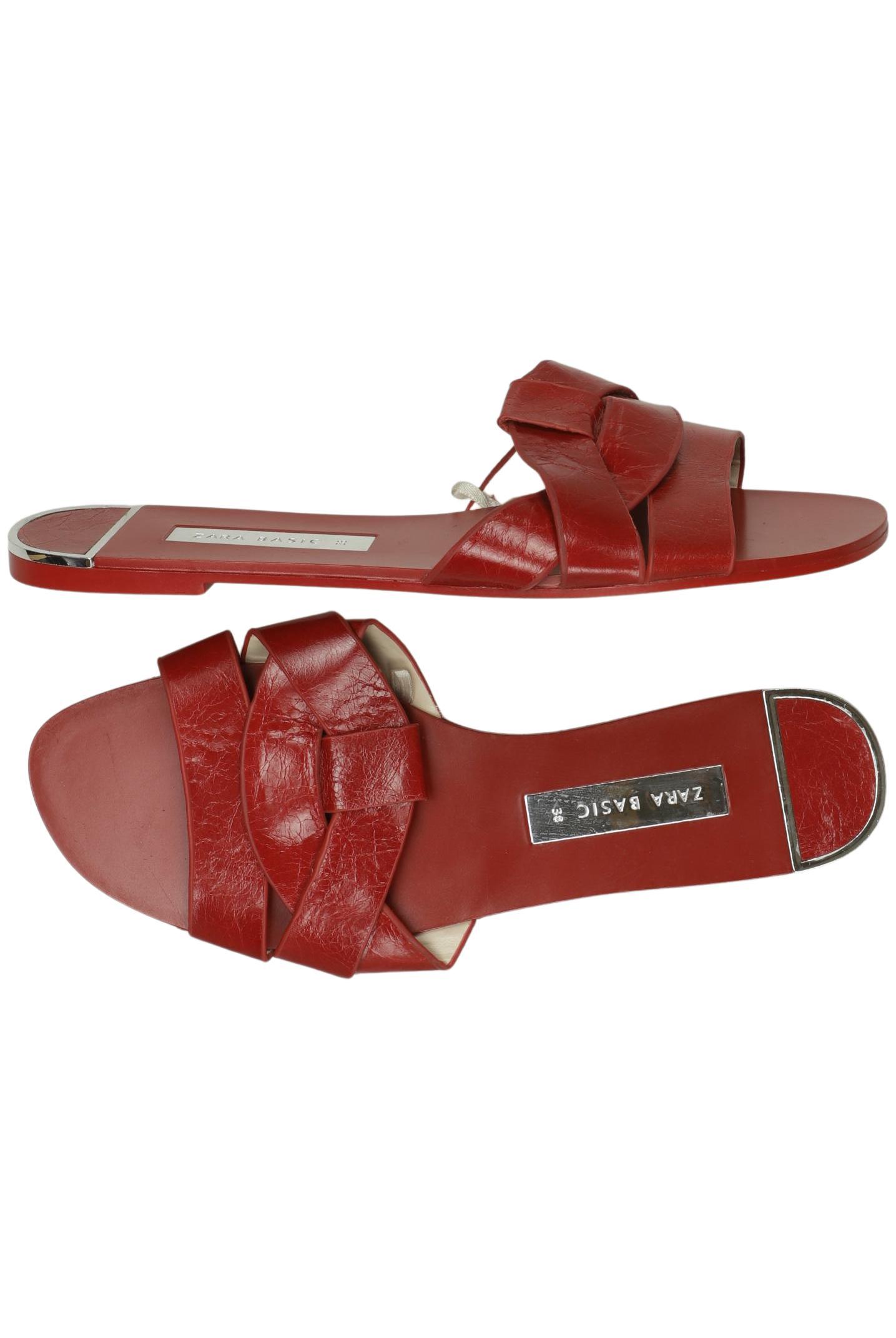 

Zara Damen Sandale, rot, Gr. 38