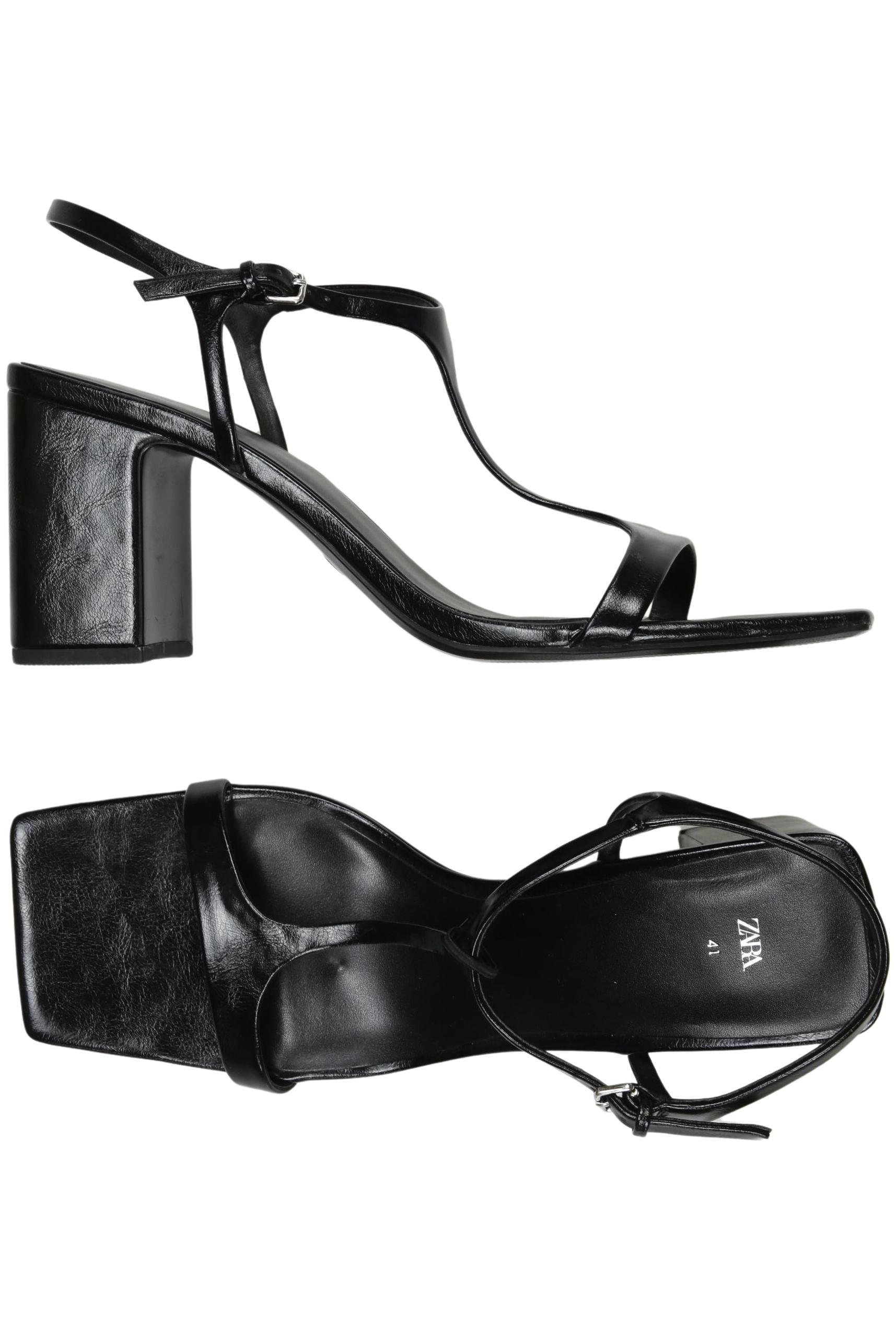 

Zara Damen Sandale, schwarz, Gr. 41