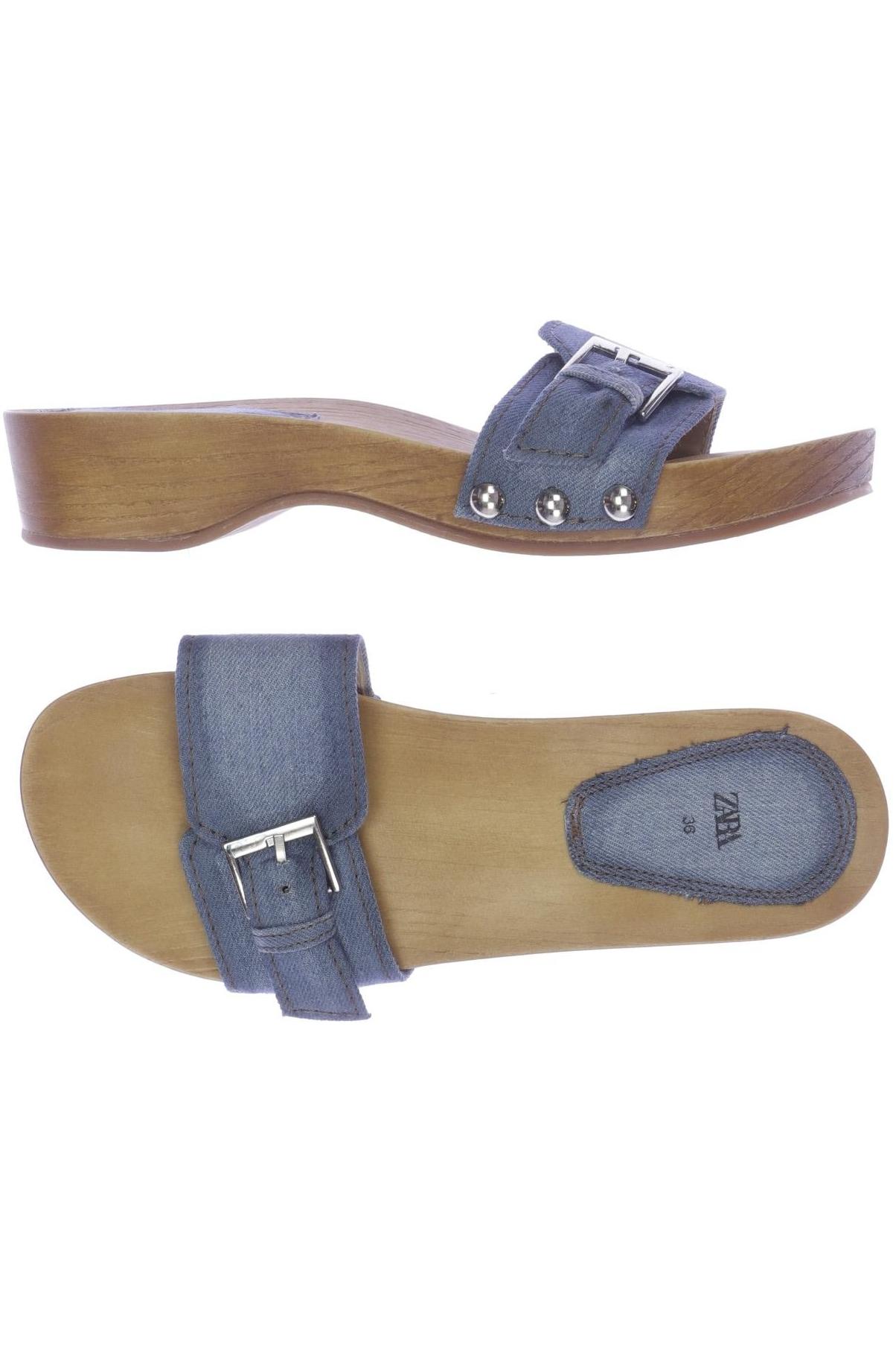 

Zara Damen Sandale, marineblau, Gr. 36