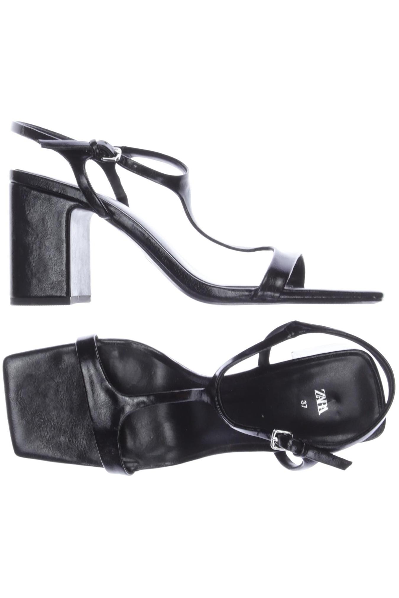 

Zara Damen Sandale, schwarz, Gr. 37