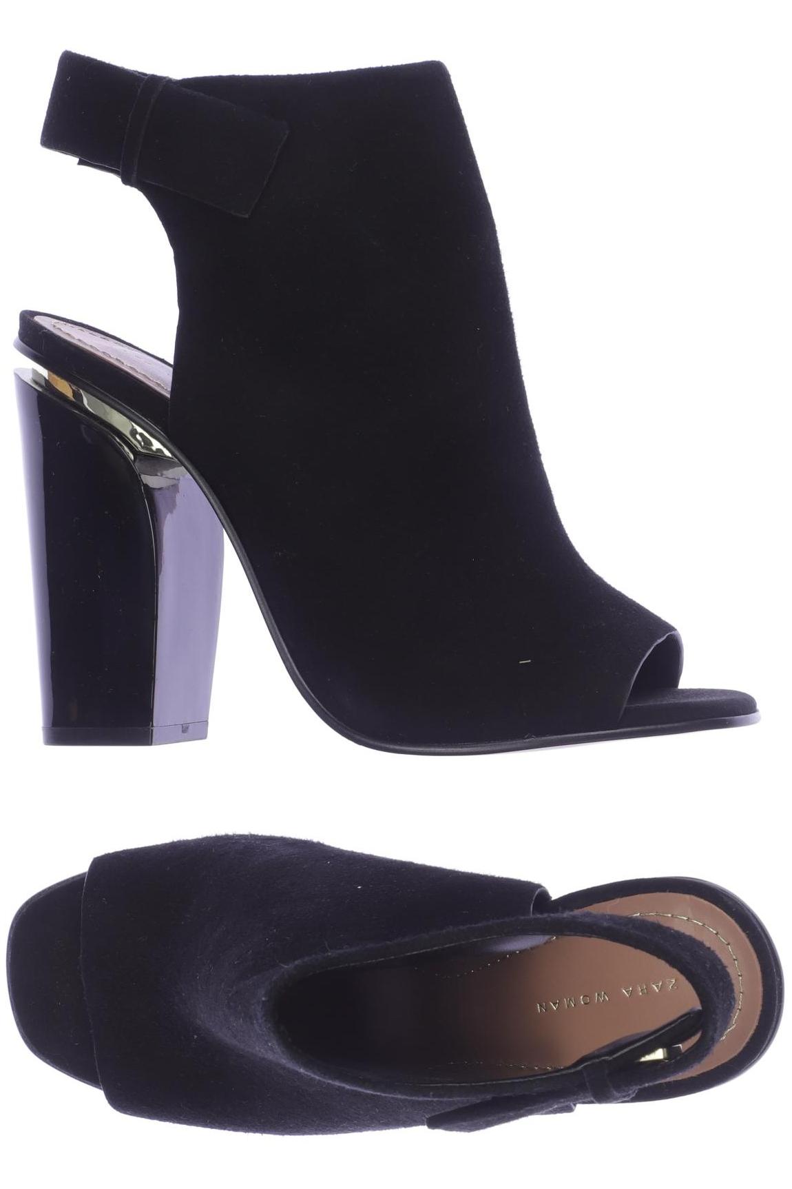 

Zara Damen Sandale, schwarz, Gr. 38