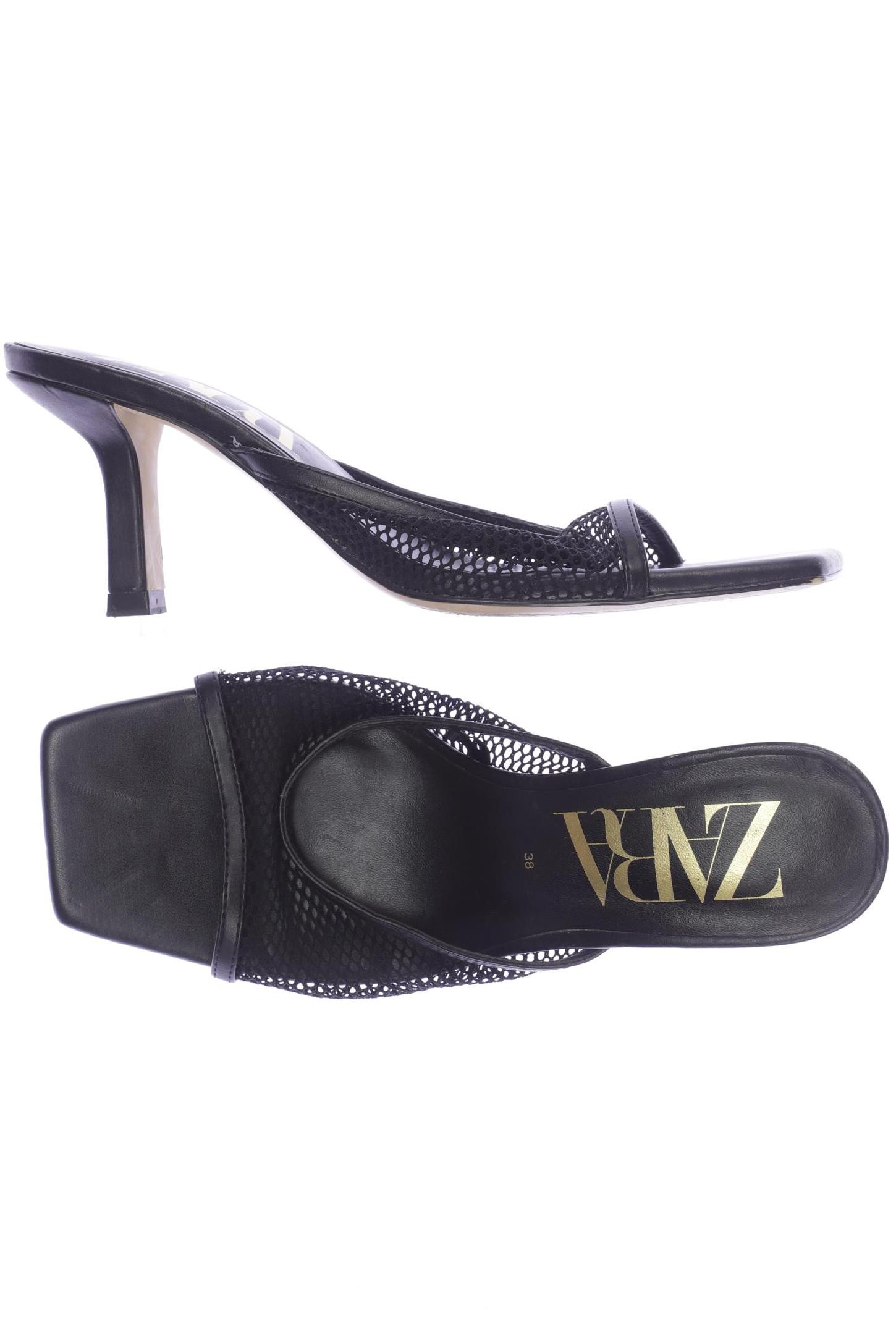 

Zara Damen Sandale, schwarz, Gr. 38