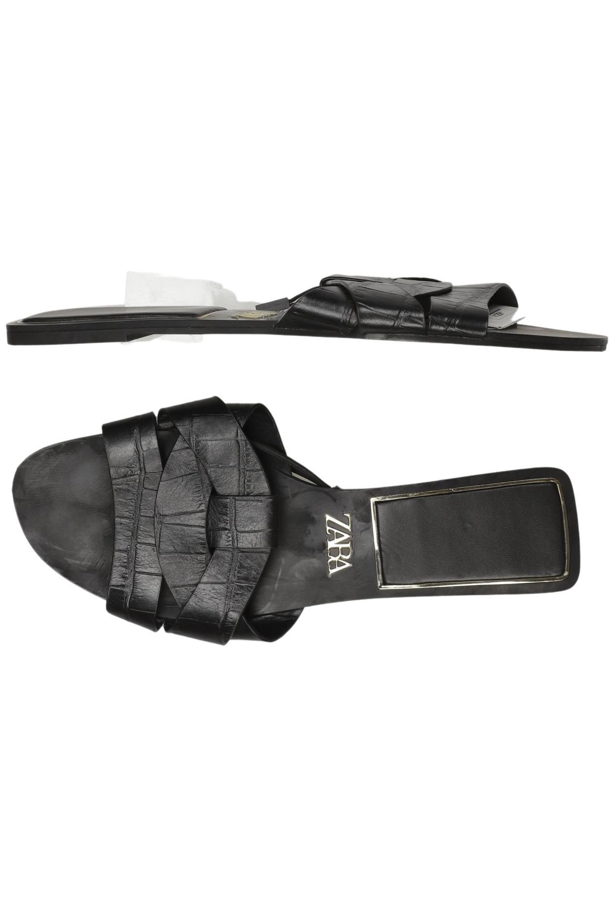

Zara Damen Sandale, schwarz, Gr. 40