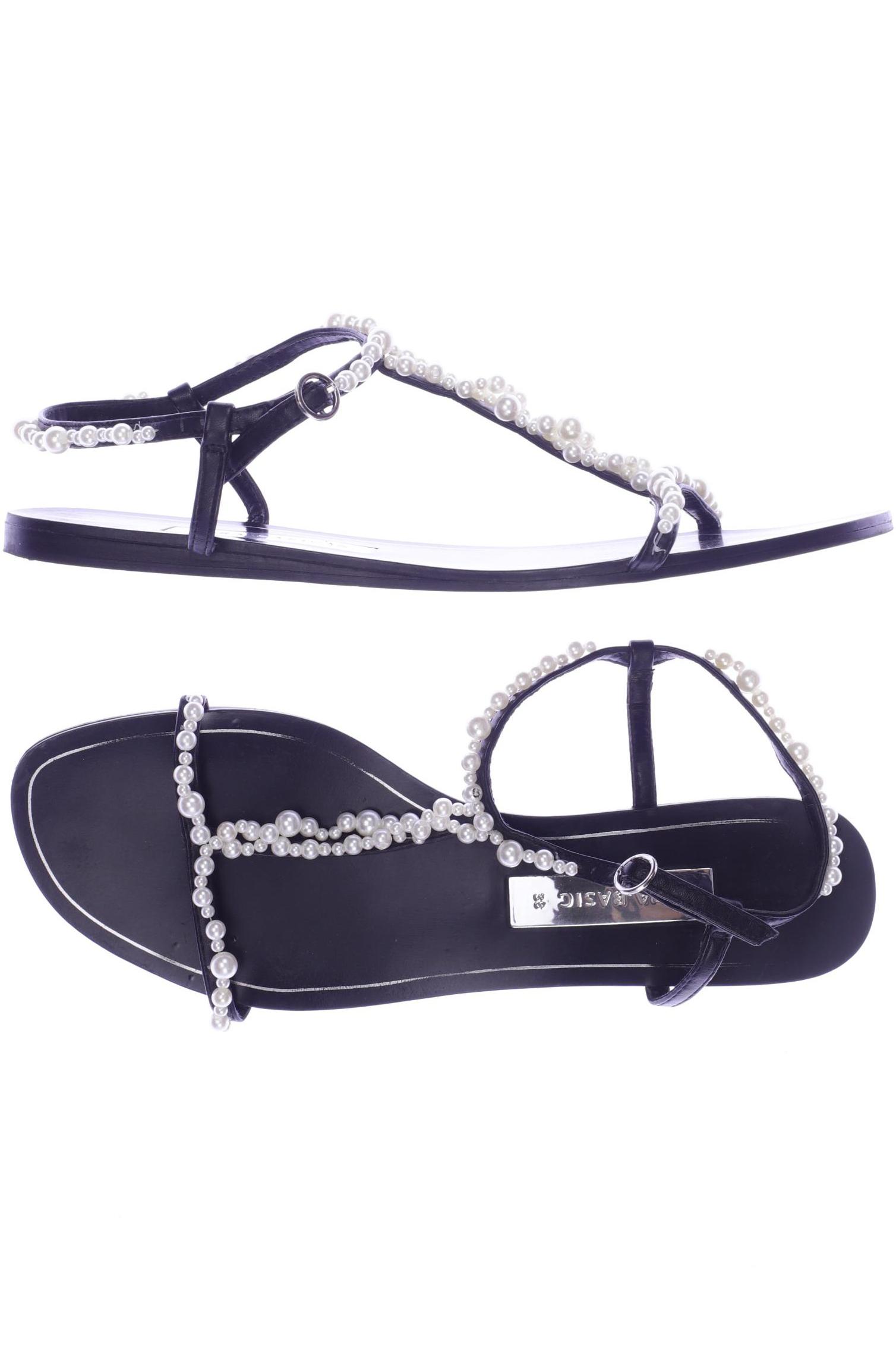 

ZARA Damen Sandale, schwarz