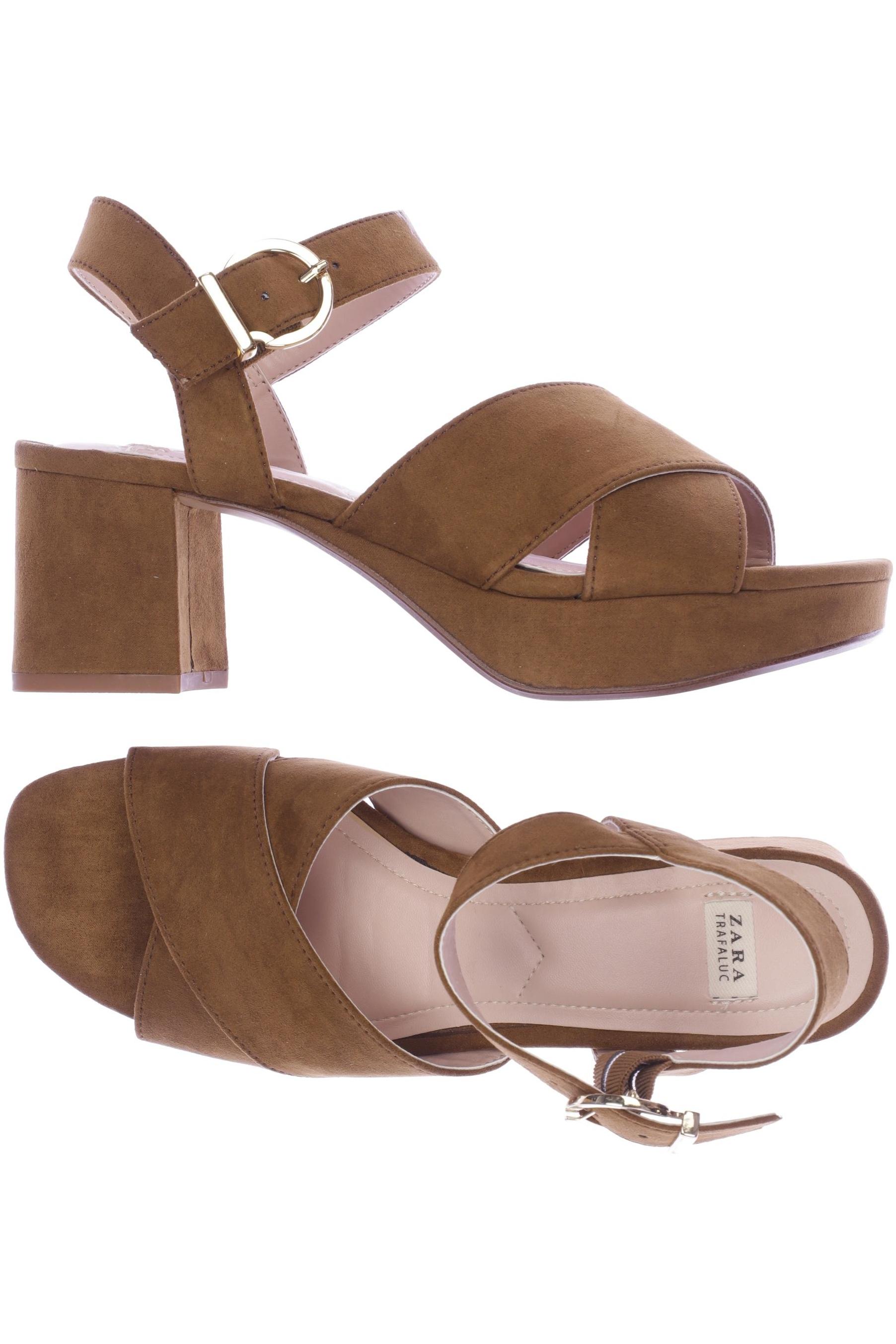 

Zara Damen Sandale, braun, Gr. 36