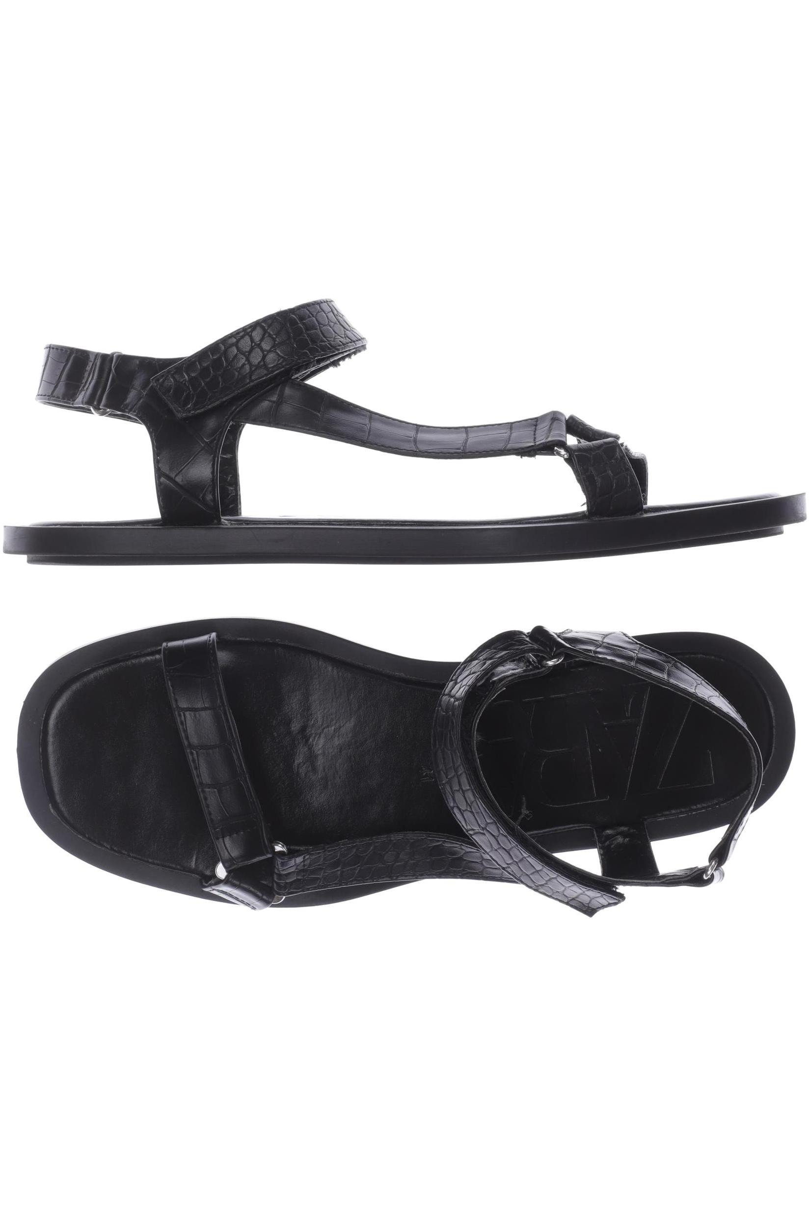 

ZARA Damen Sandale, schwarz