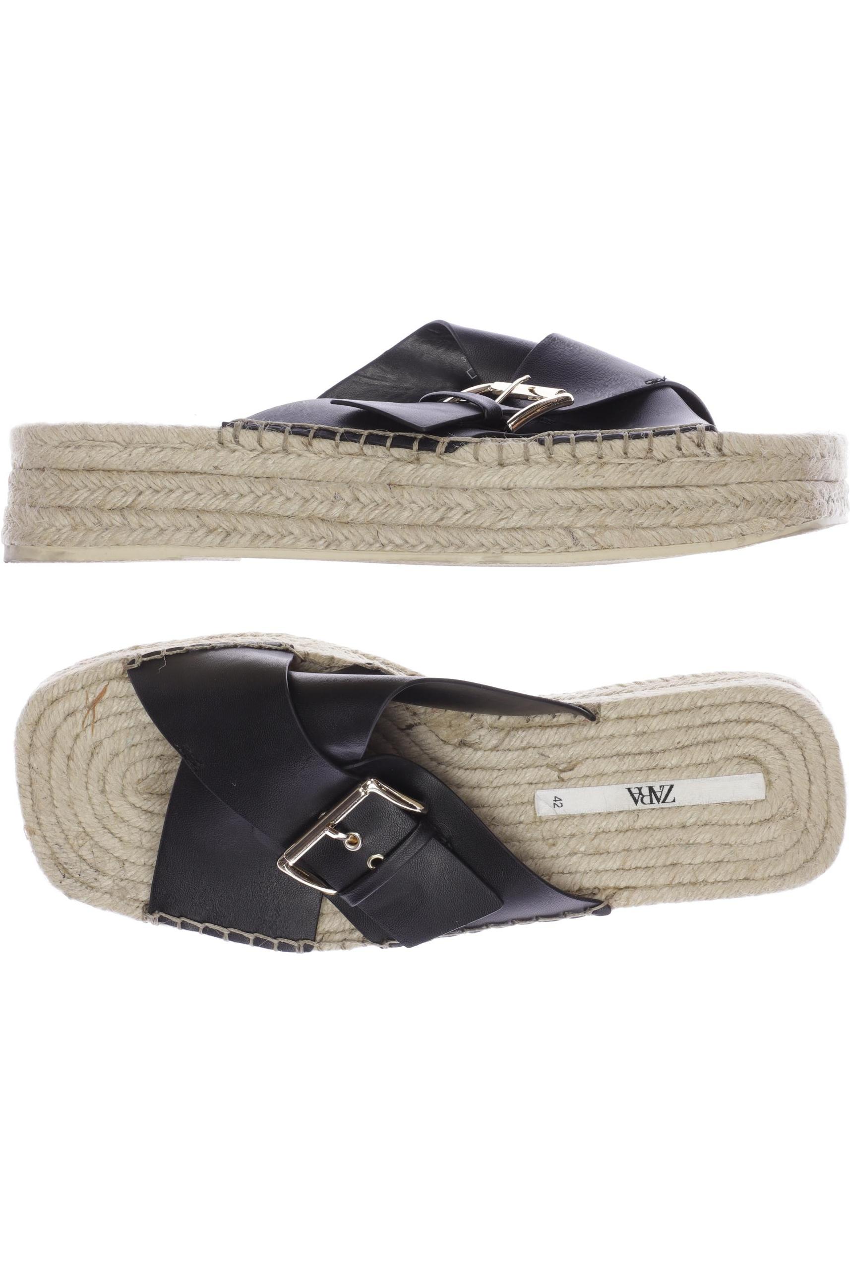 

ZARA Damen Sandale, schwarz