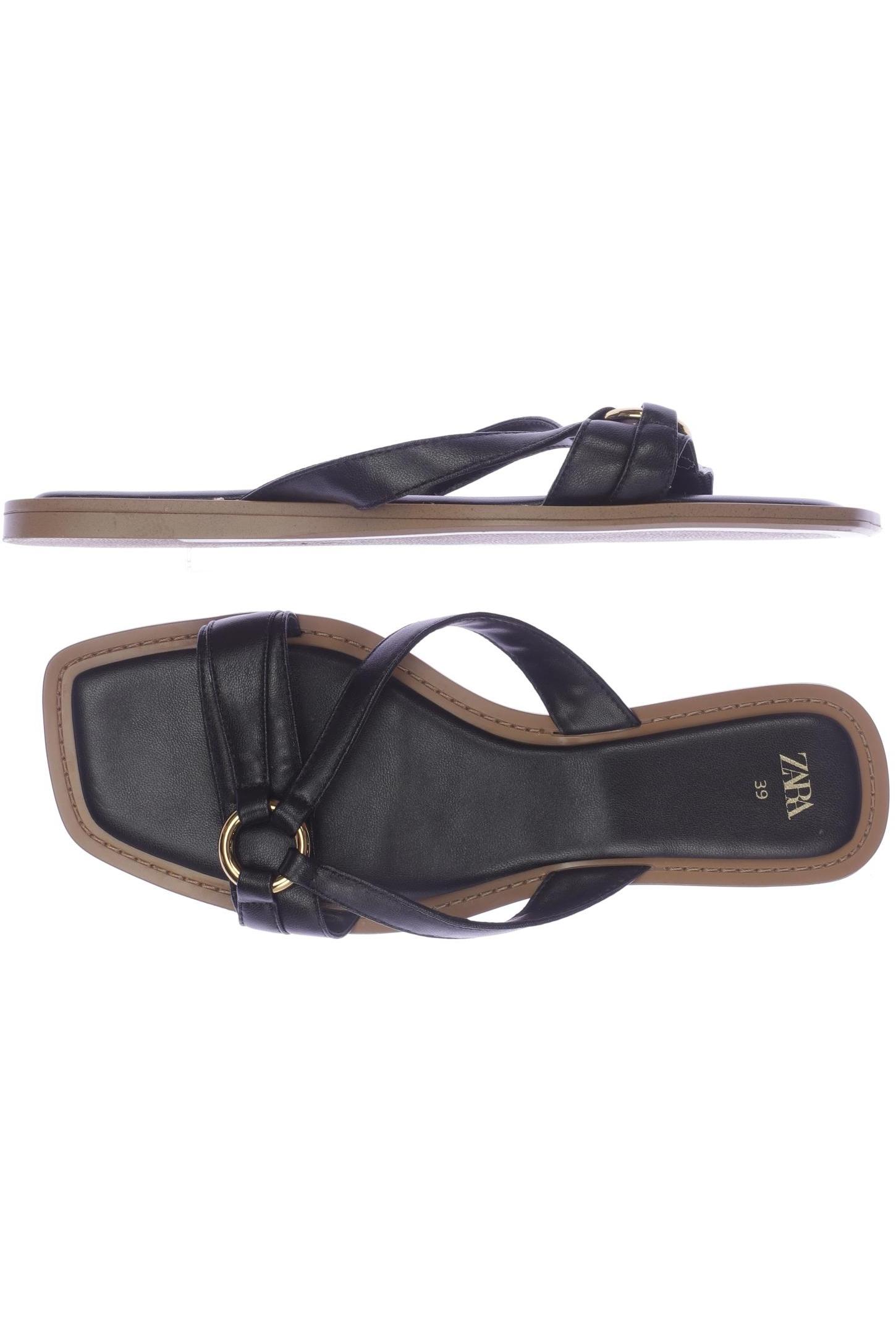 

Zara Damen Sandale, schwarz, Gr. 39