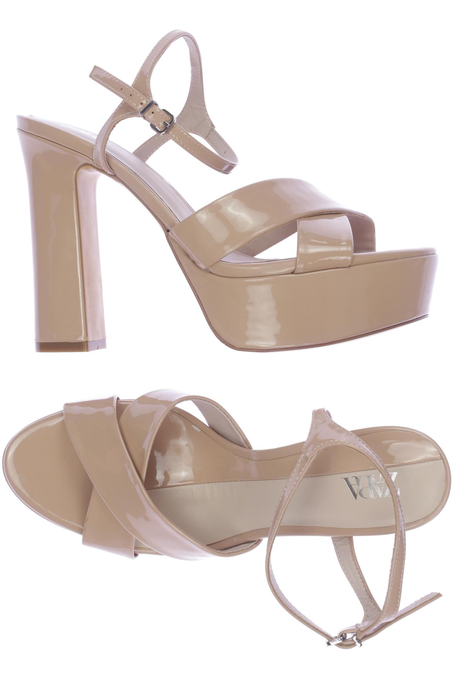 

Zara Damen Sandale, beige, Gr. 40