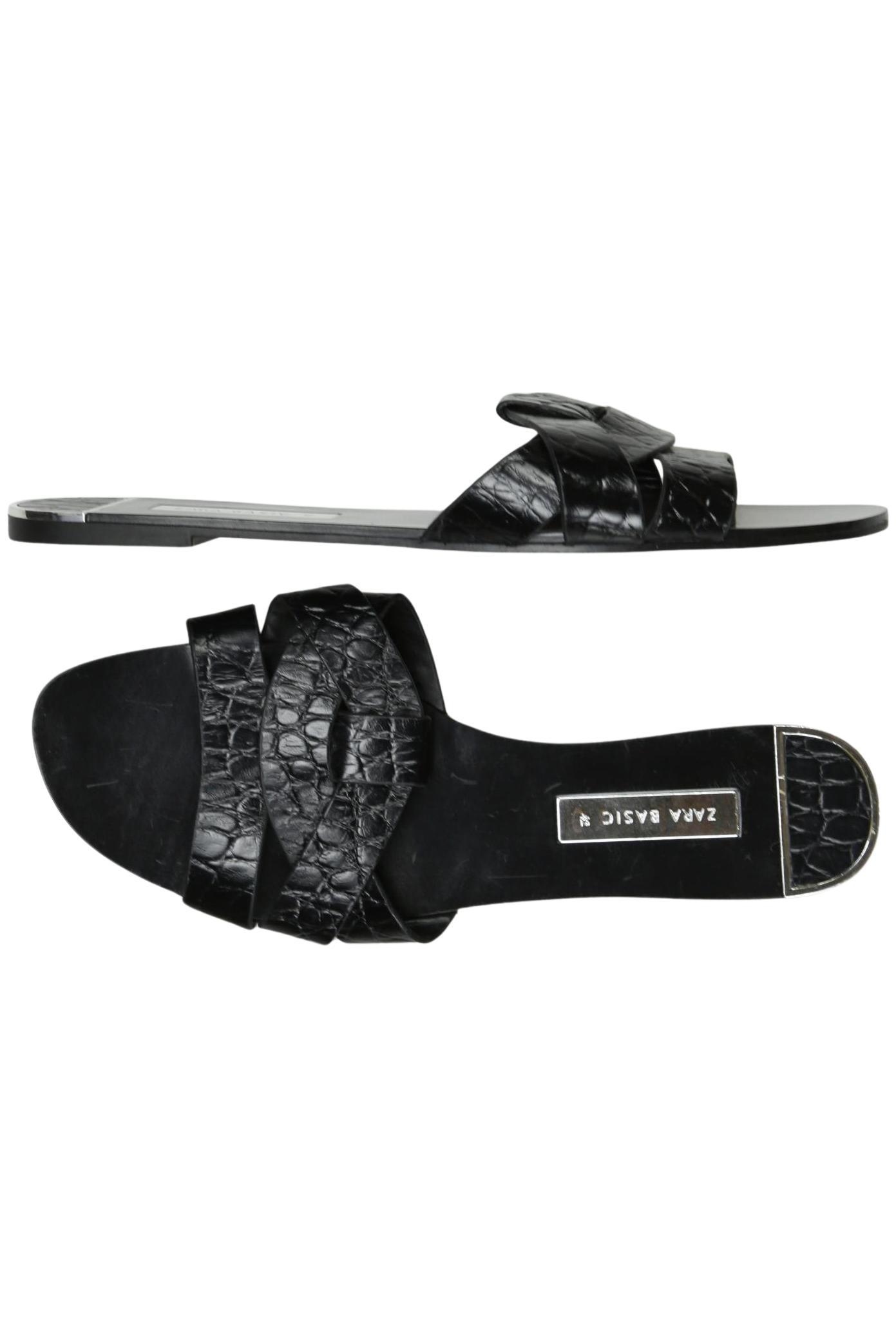 

Zara Damen Sandale, schwarz, Gr. 42