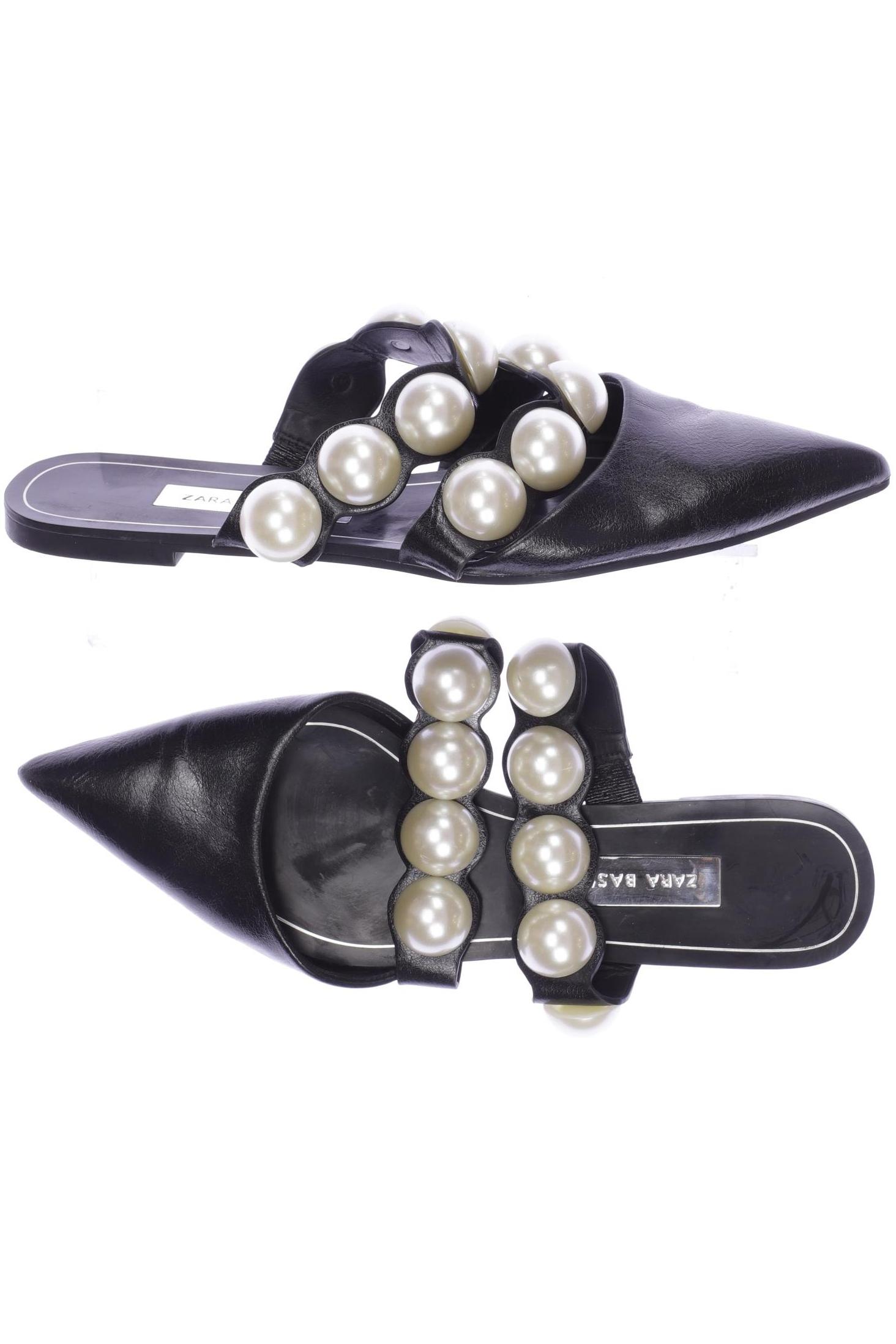 

Zara Damen Sandale, schwarz, Gr. 37