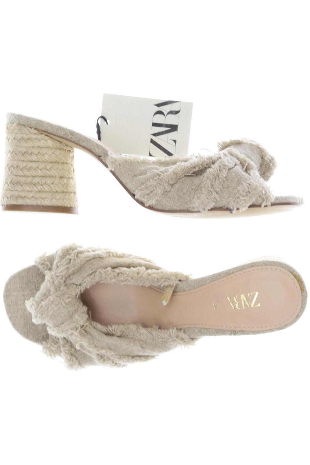 

Zara Damen Sandale, beige, Gr. 36