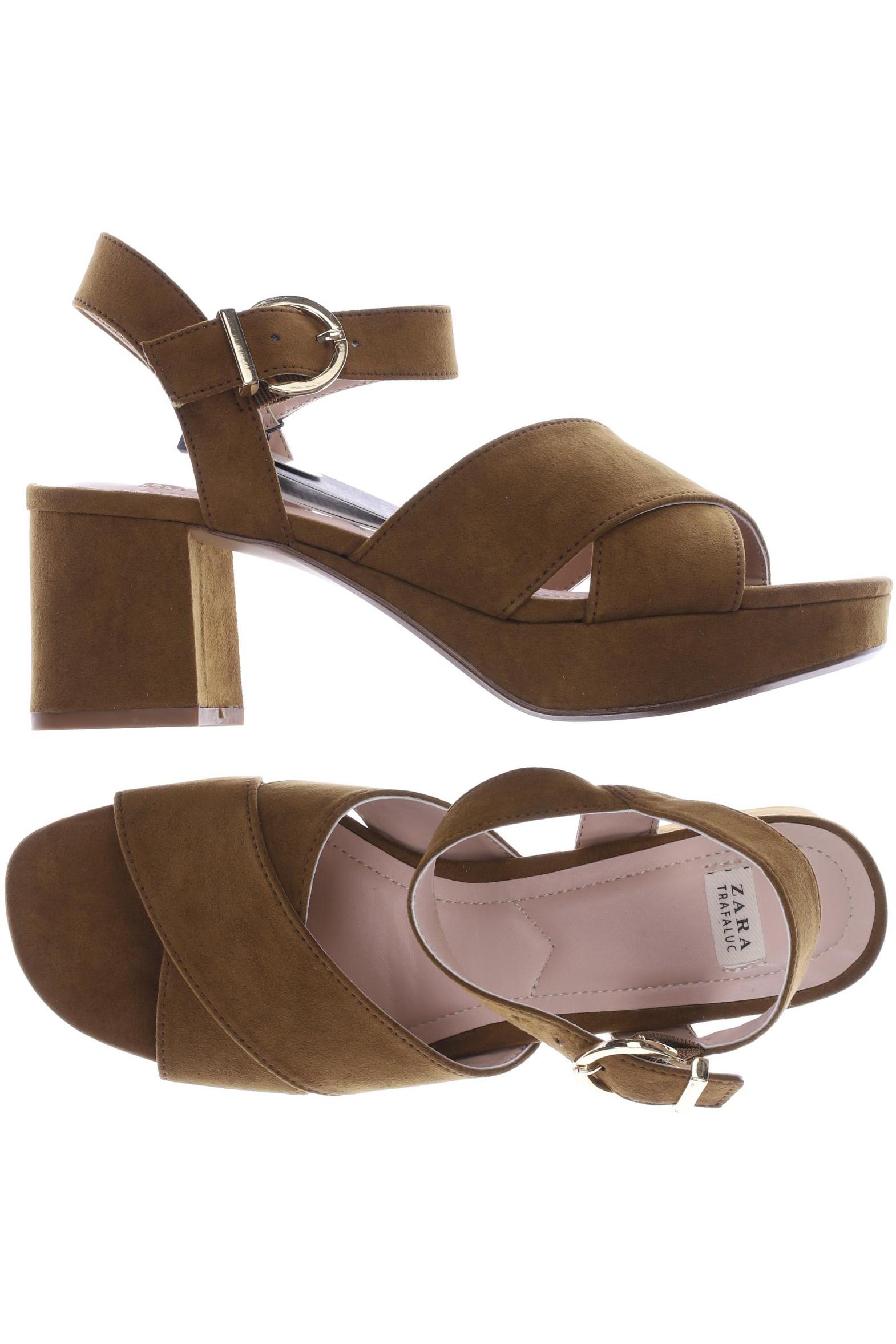 

Zara Damen Sandale, braun, Gr. 36