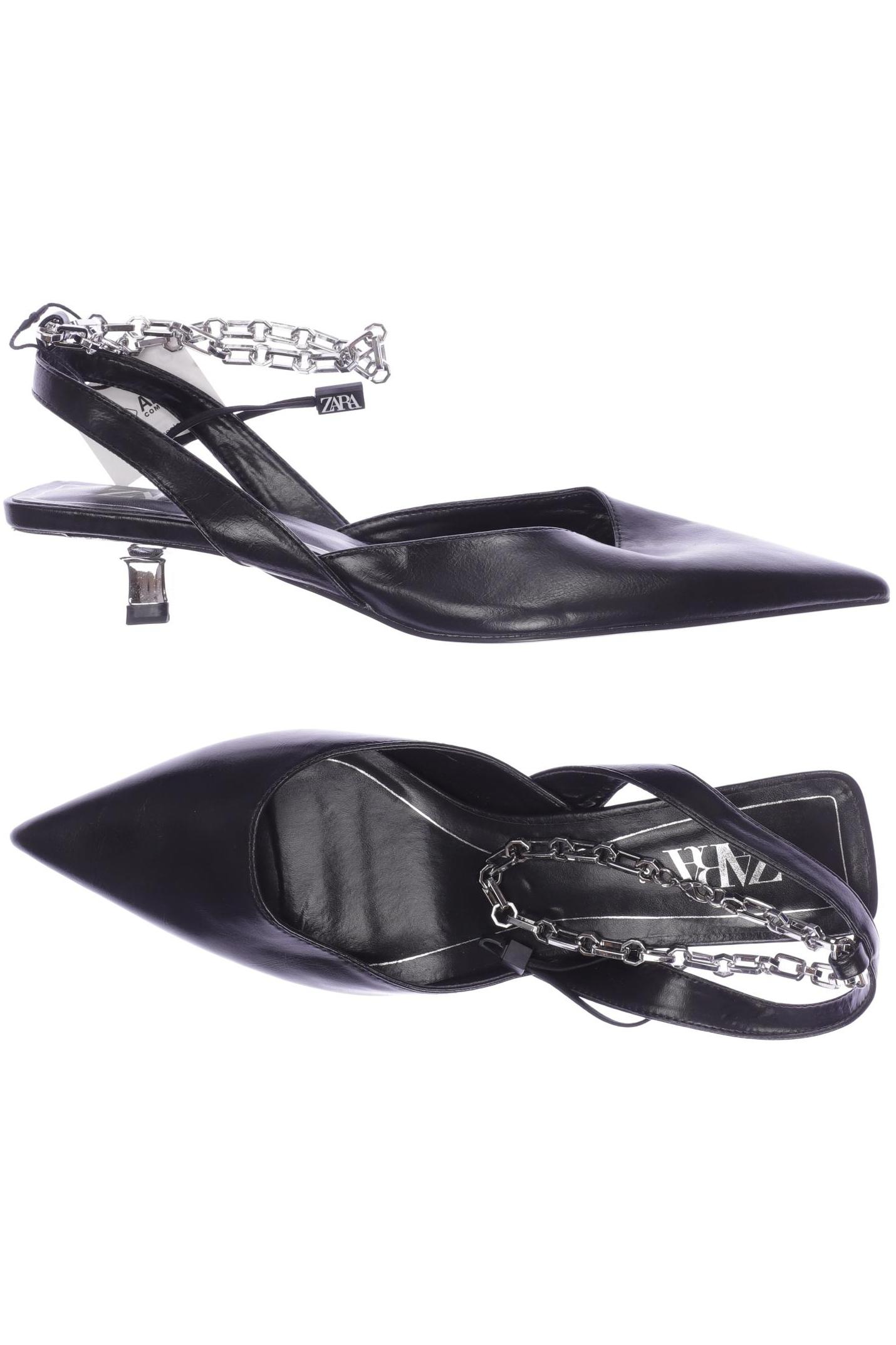 

Zara Damen Sandale, schwarz, Gr. 38