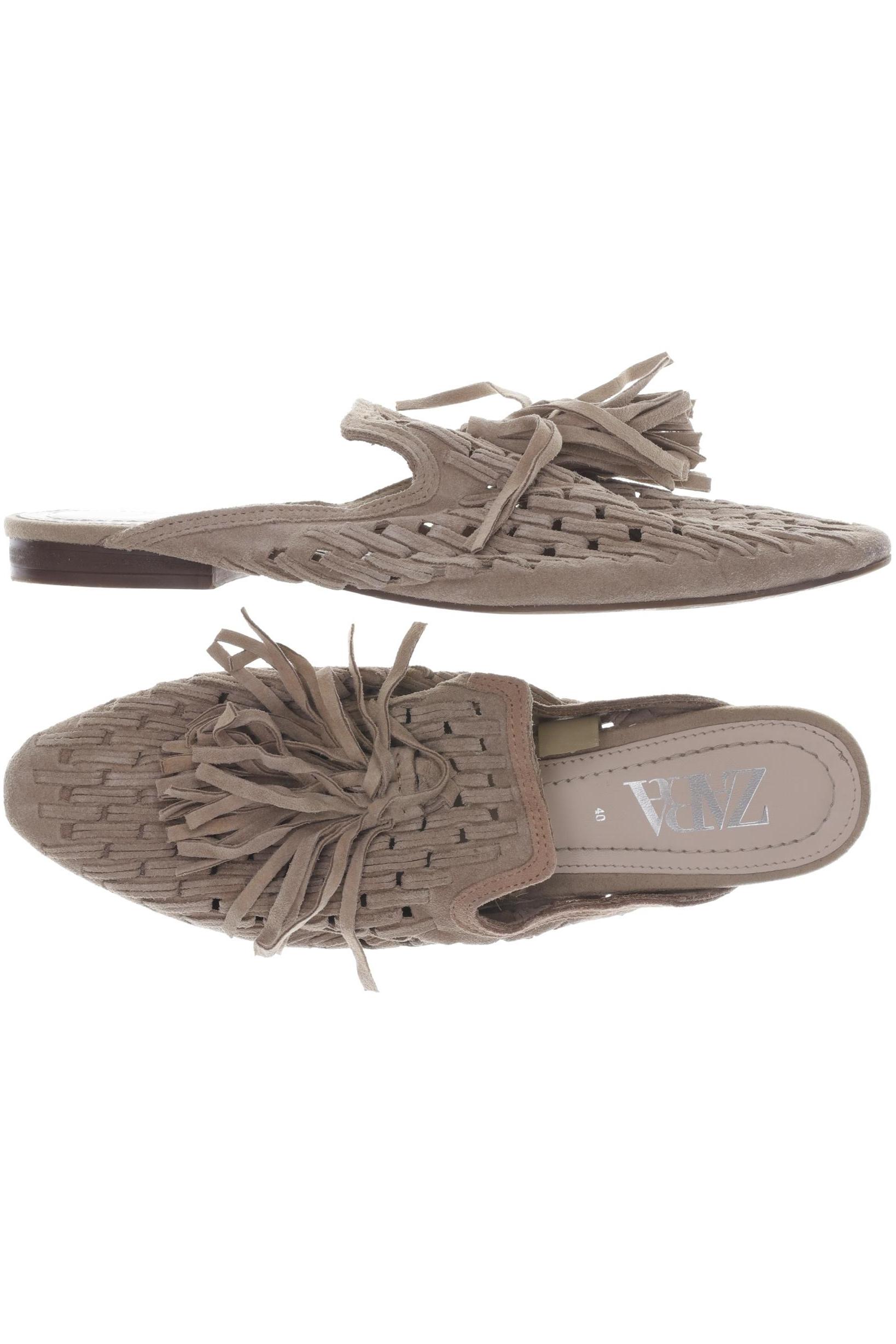 

Zara Damen Sandale, beige, Gr. 40