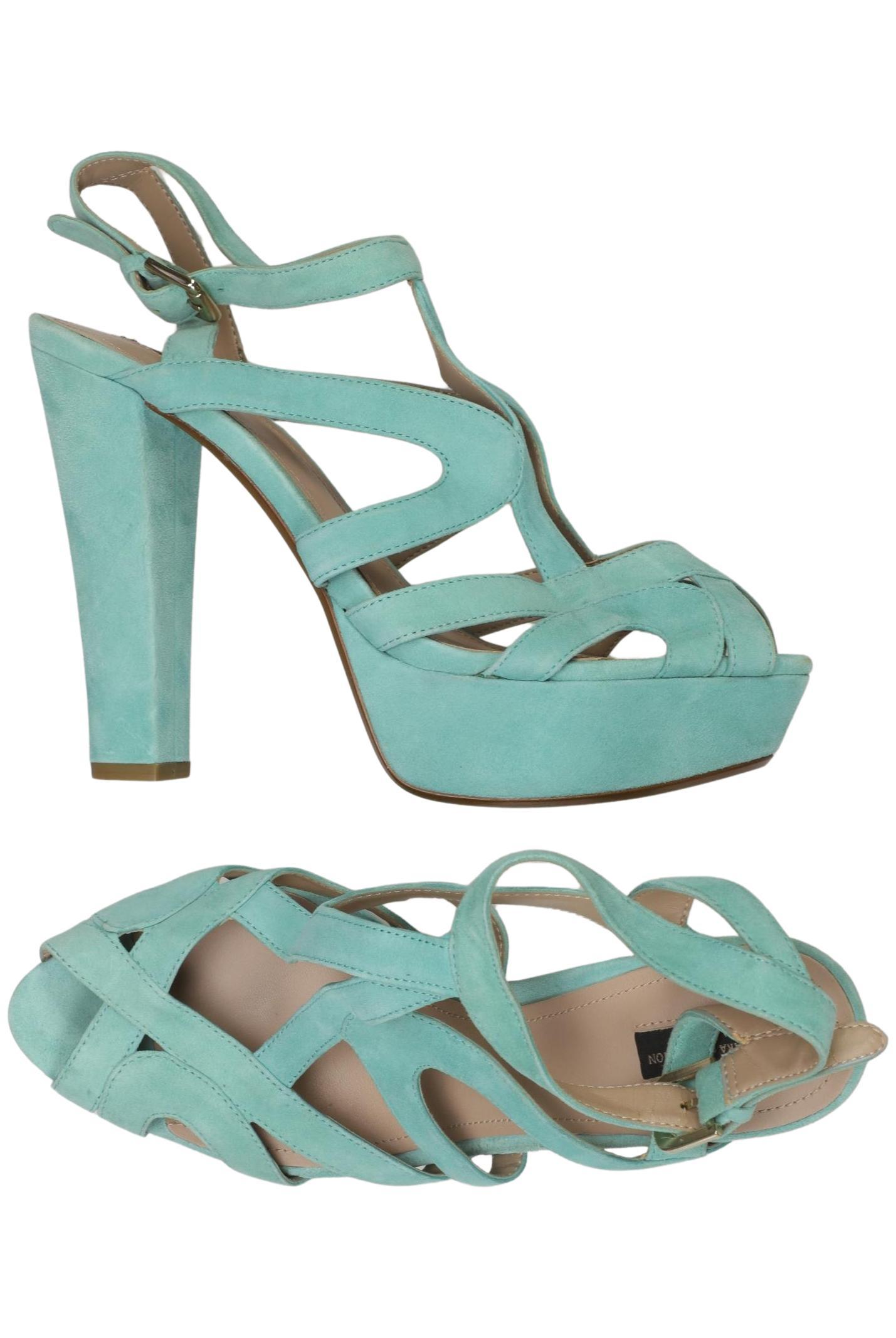 

Zara Damen Sandale, türkis, Gr. 40