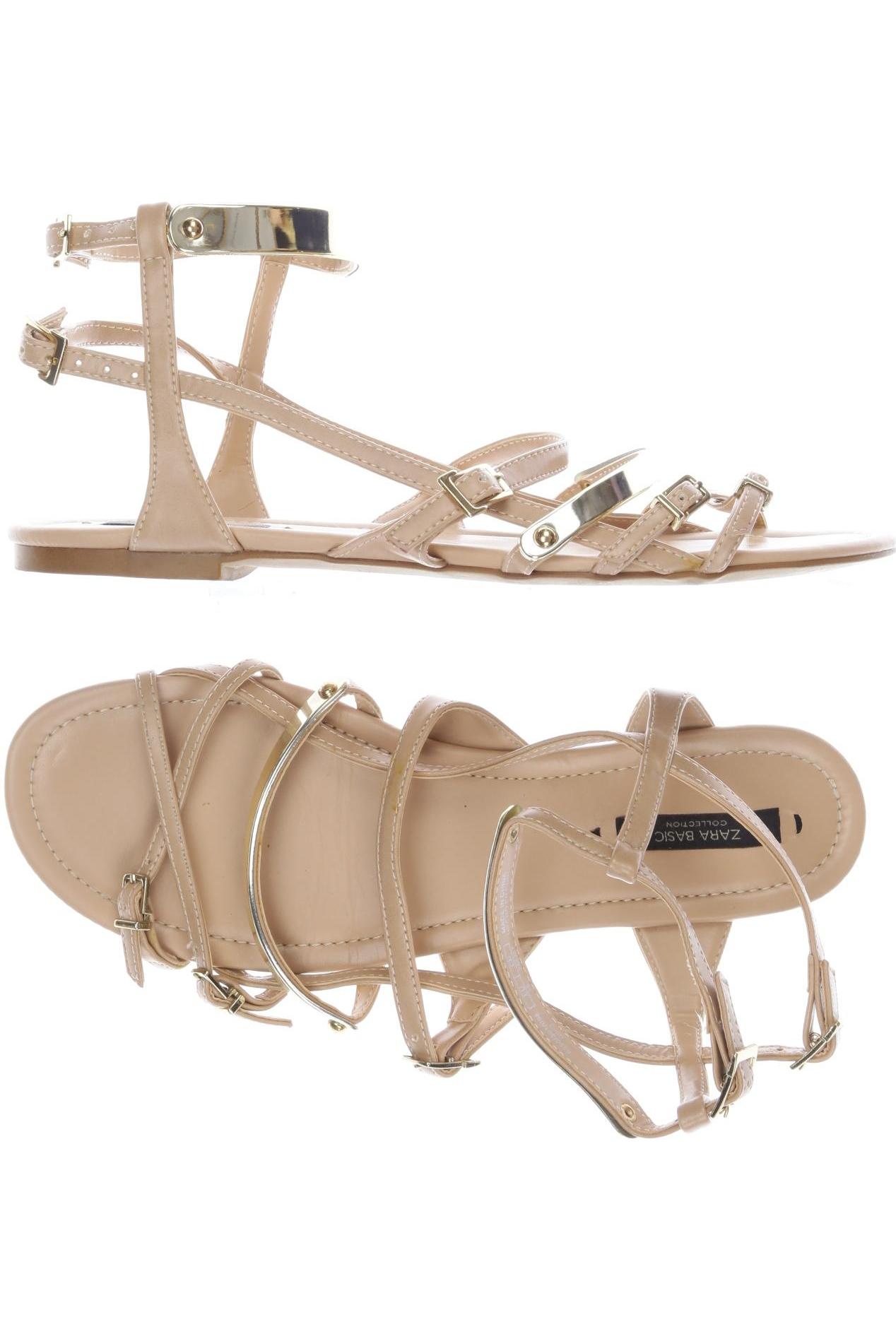 

Zara Damen Sandale, beige, Gr. 39